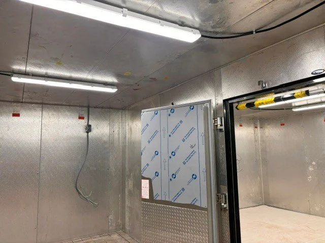 Inside of a cooler