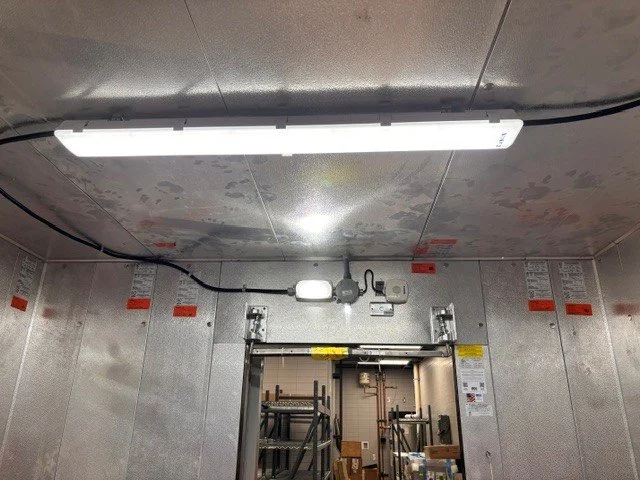 Inside of a cooler