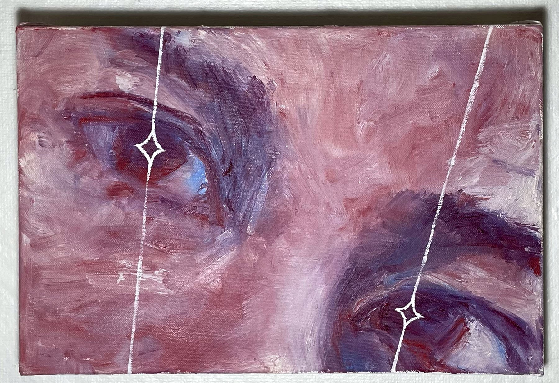 "I Want to Be Kind", 8x12", Oil on Canvas