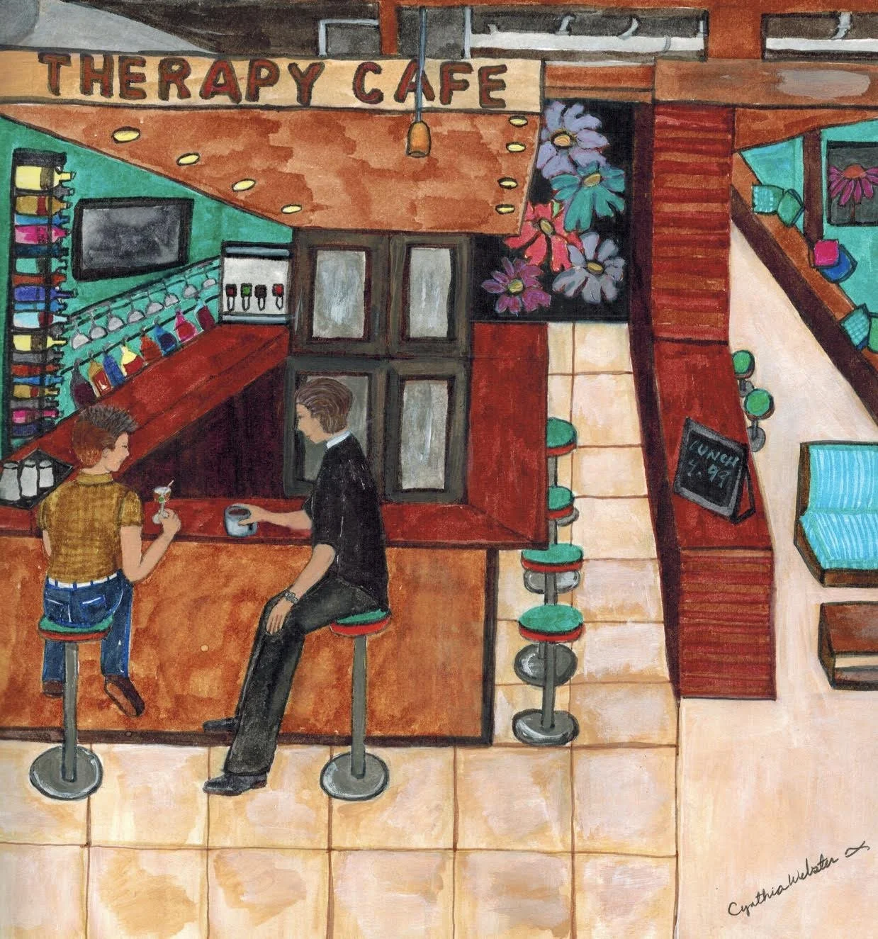 THERAPY CAFÉ  With  ZANE WINSLOW and THALIA CHASE