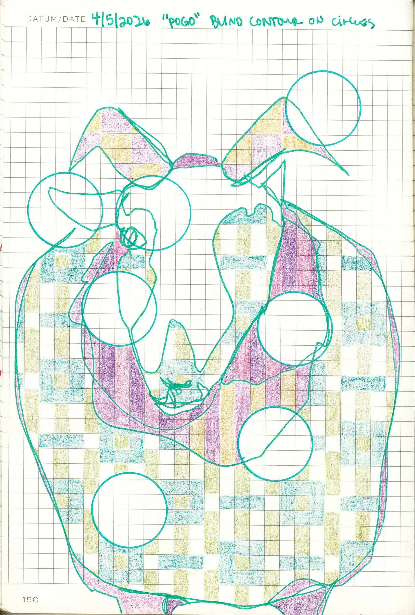 Drawing #43: "Pogo", April 5