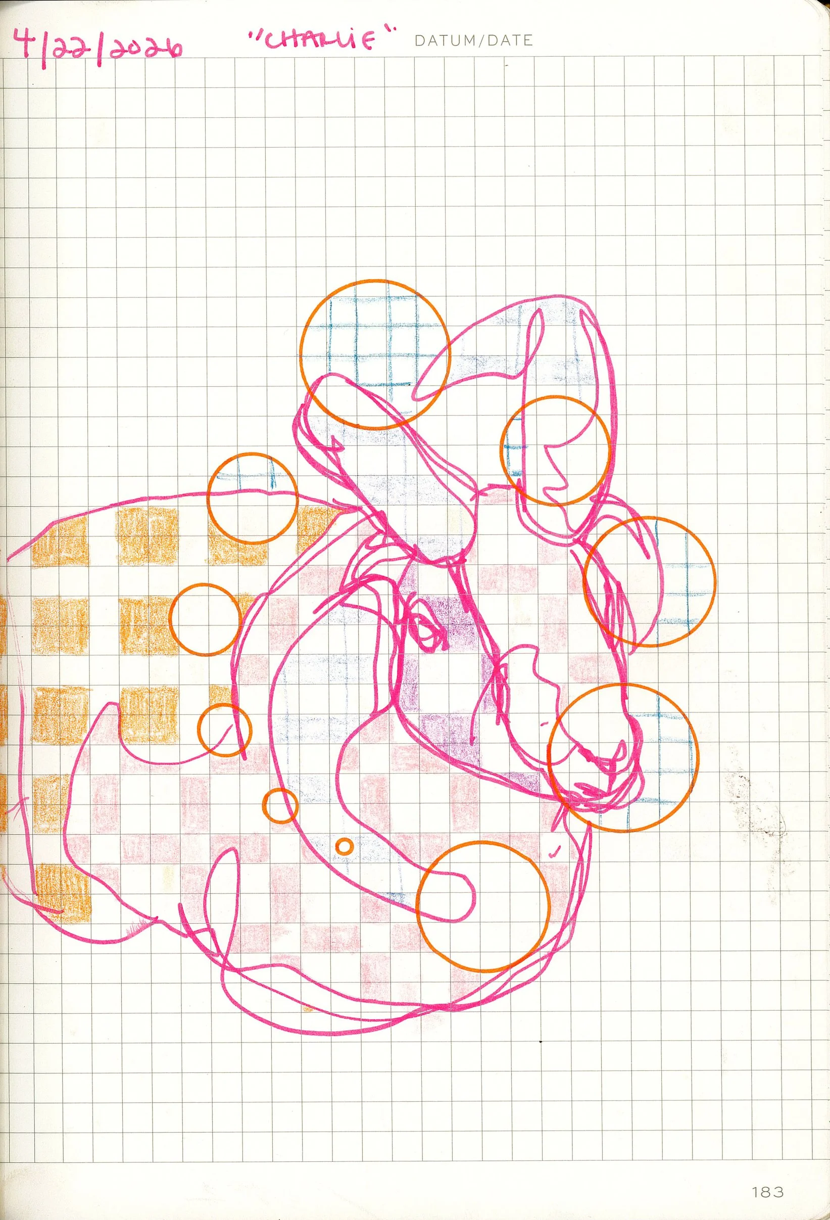 Drawing #60: "Charlie", April 22