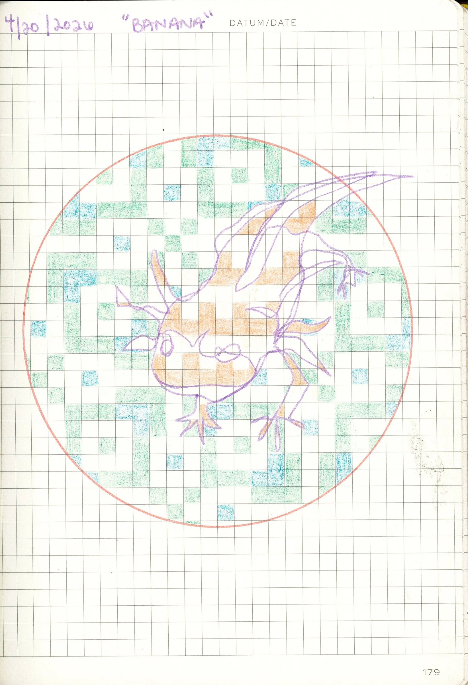 Drawing #58: "Banana", April 20