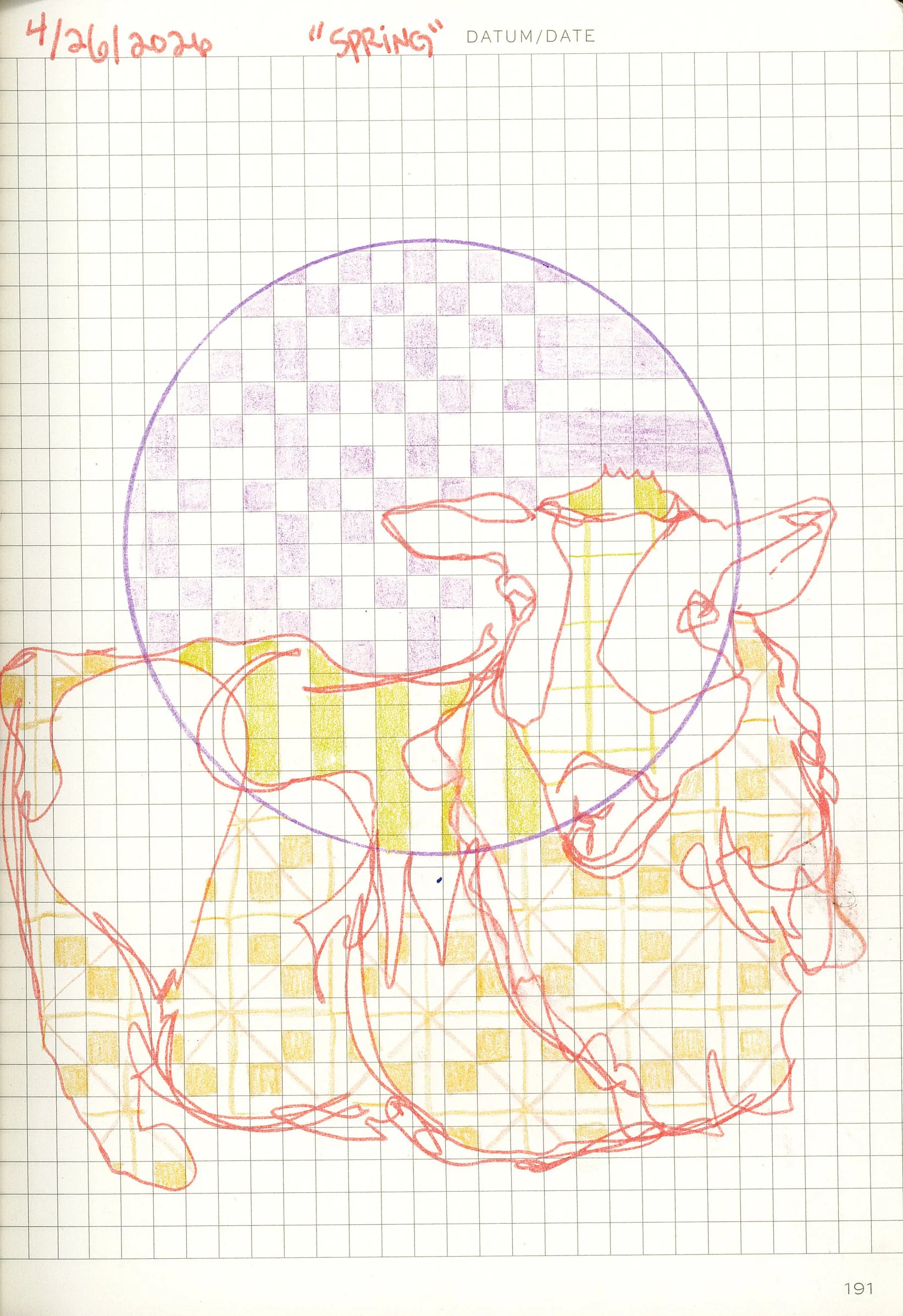 Drawing #64: "Spring", April 26