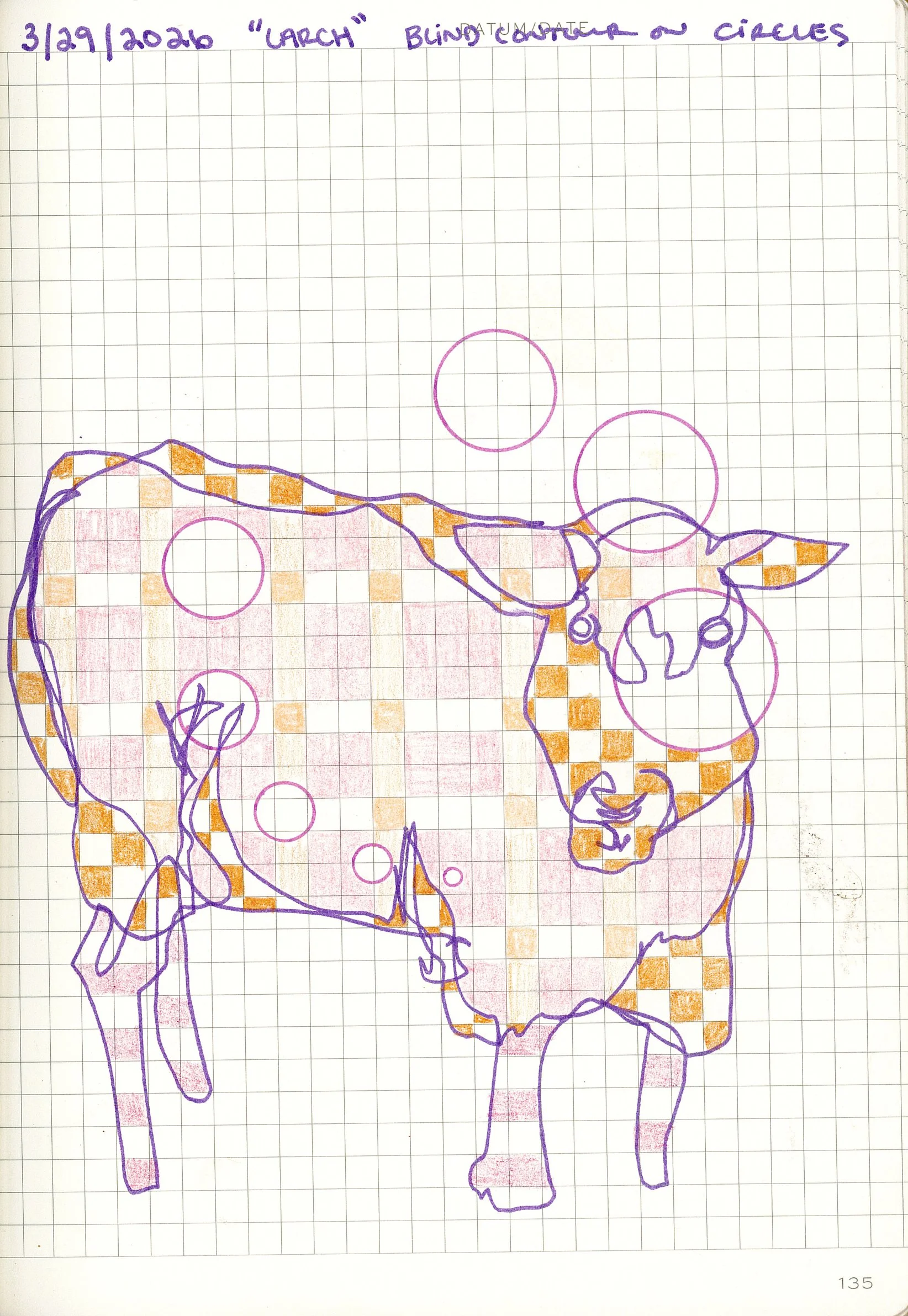 Drawing #36: "Larch", March 29