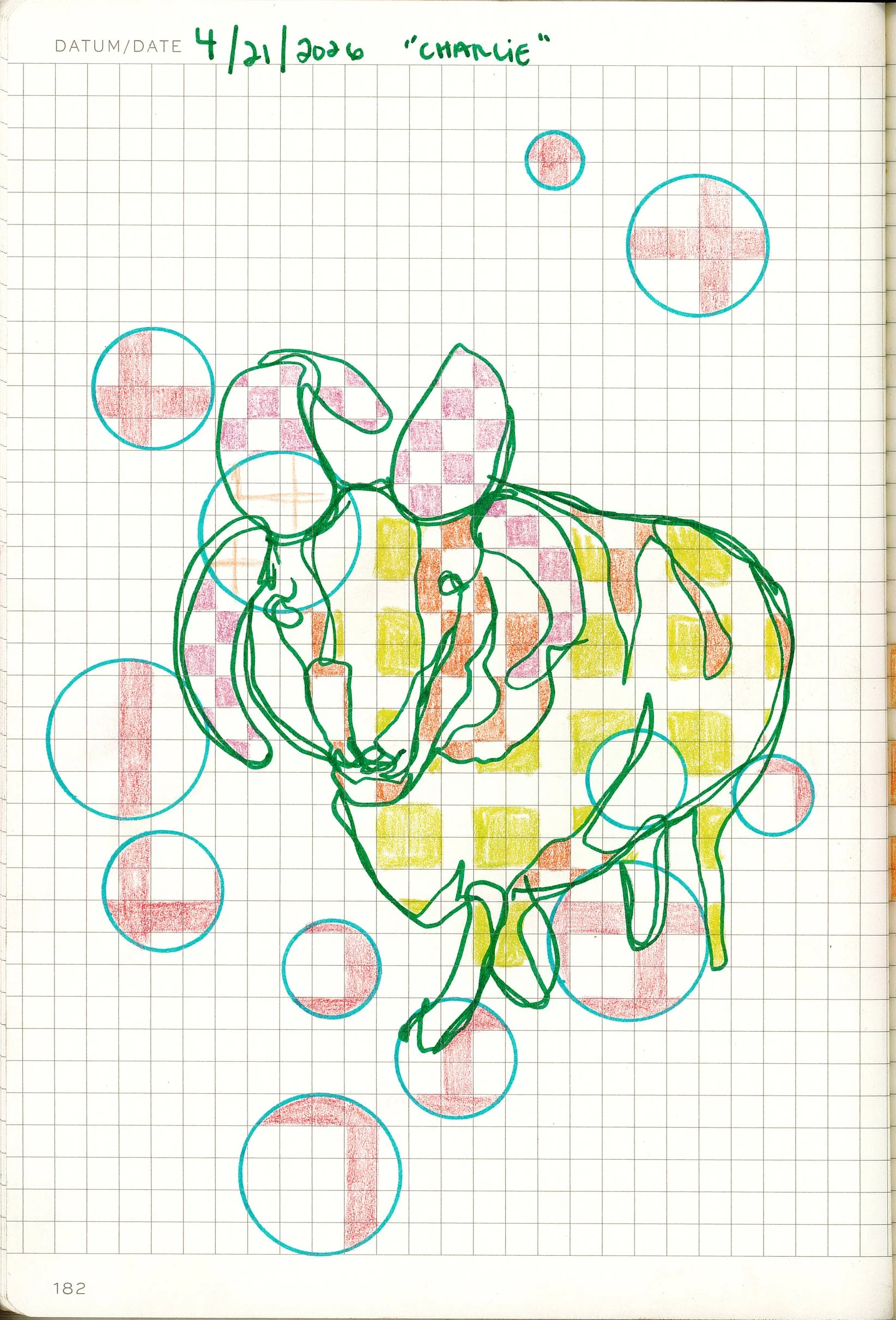 Drawing #59: "Charlie", April 21