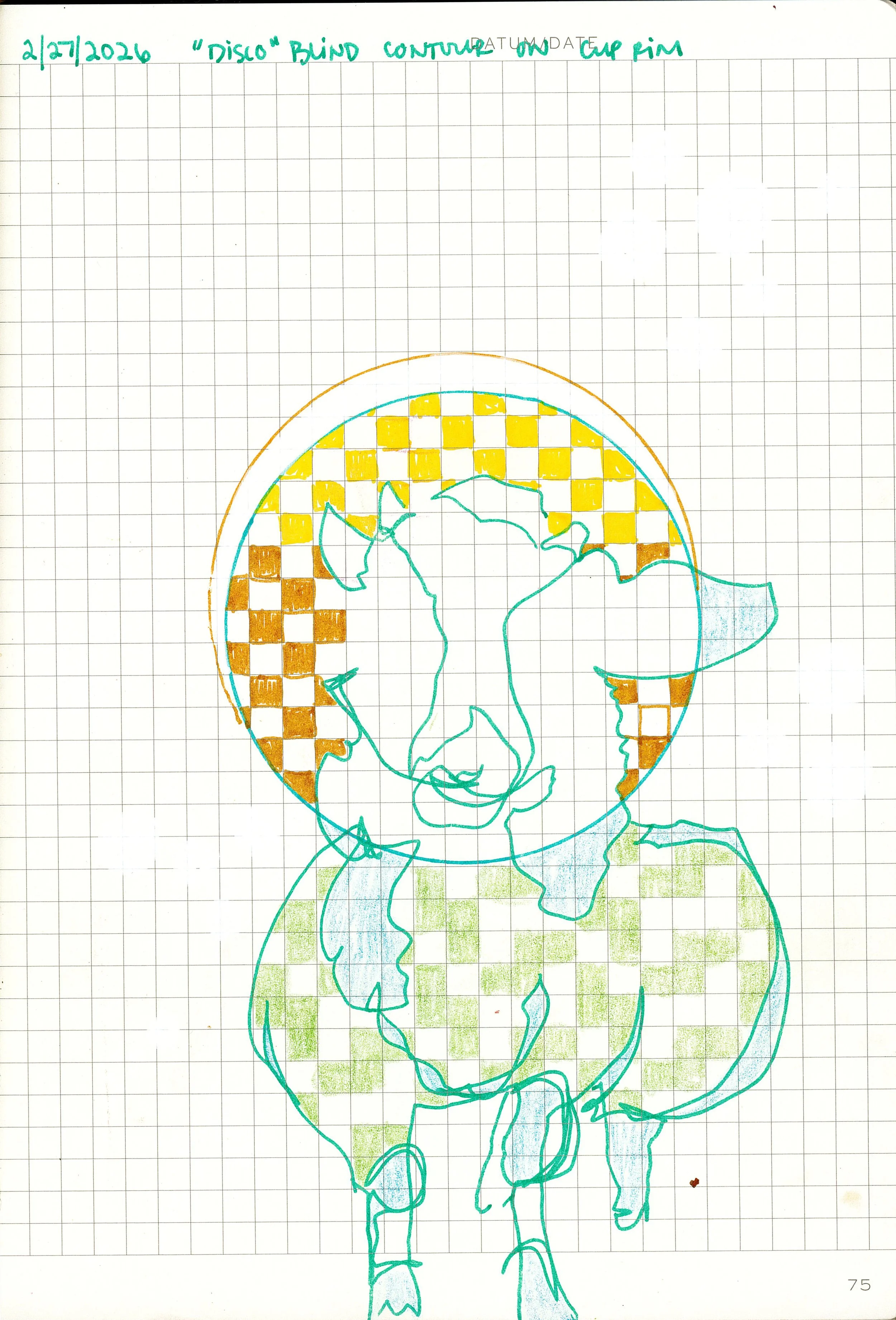 Drawing #06: Disco, Feb 27