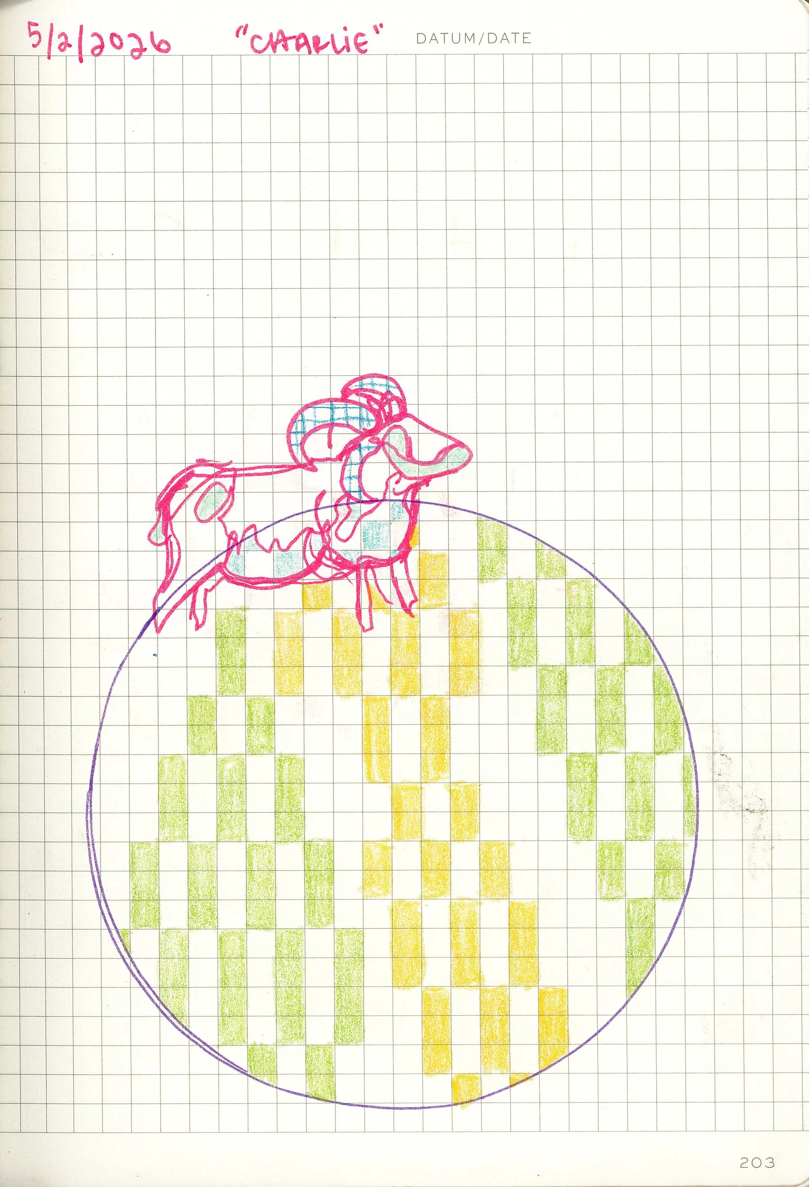 Drawing #70: "Charlie", May 2
