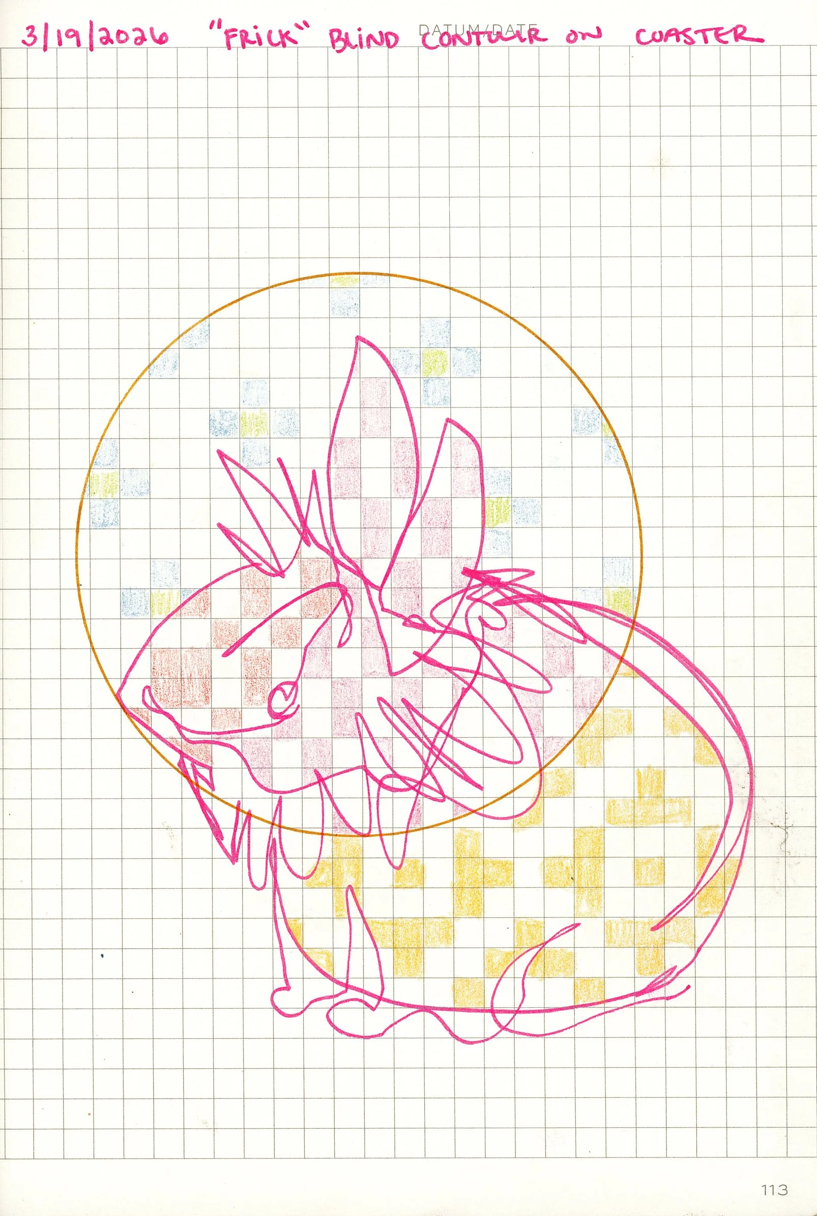 Drawing #26: "Frick", March 19