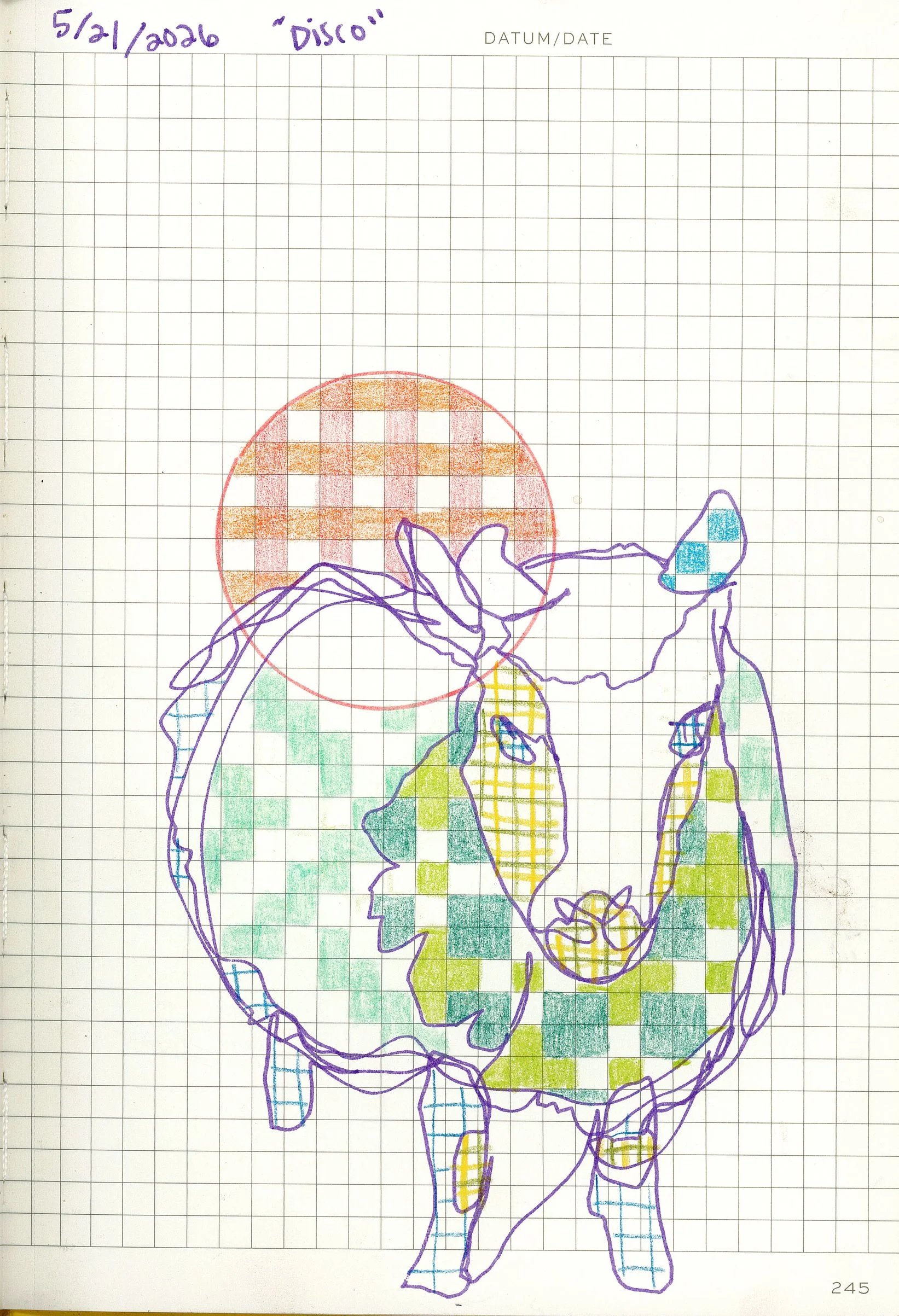 Drawing #89: "Disco", May 21