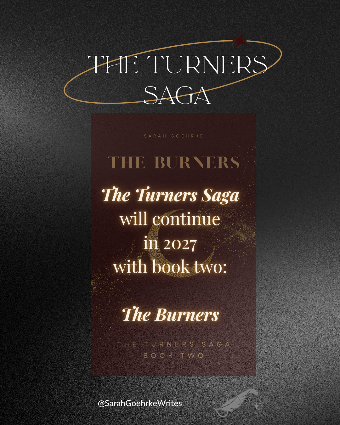 It's Official: Book Two of The Turners Saga is Coming in 2027!