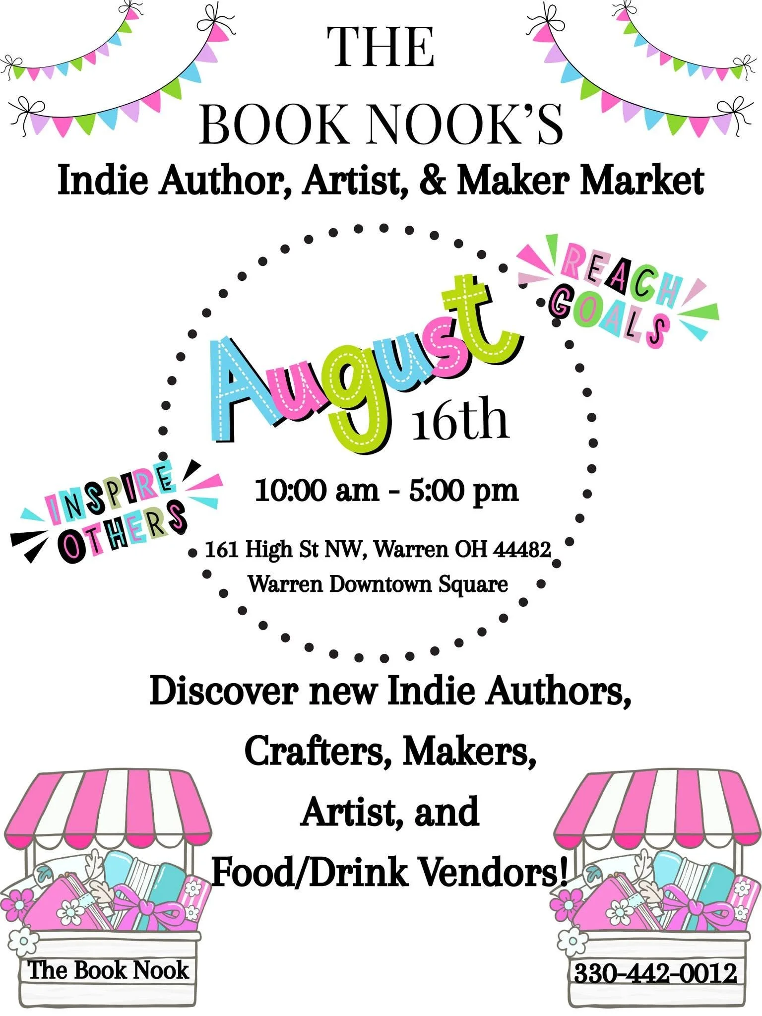 The Book Nook's Indie Author and Artist Market