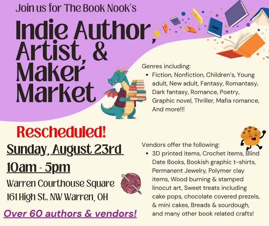 The Book Nook's Indie Author and Artist Market