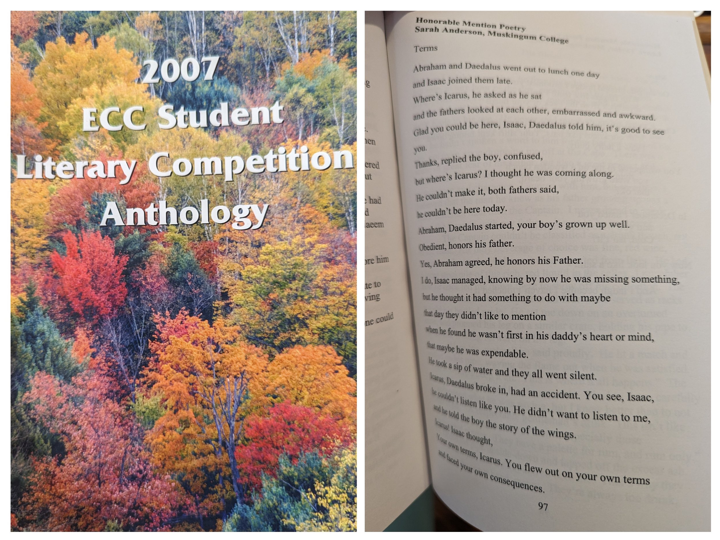 2007 ECC Student Literary Competition Anthology / honorable mention