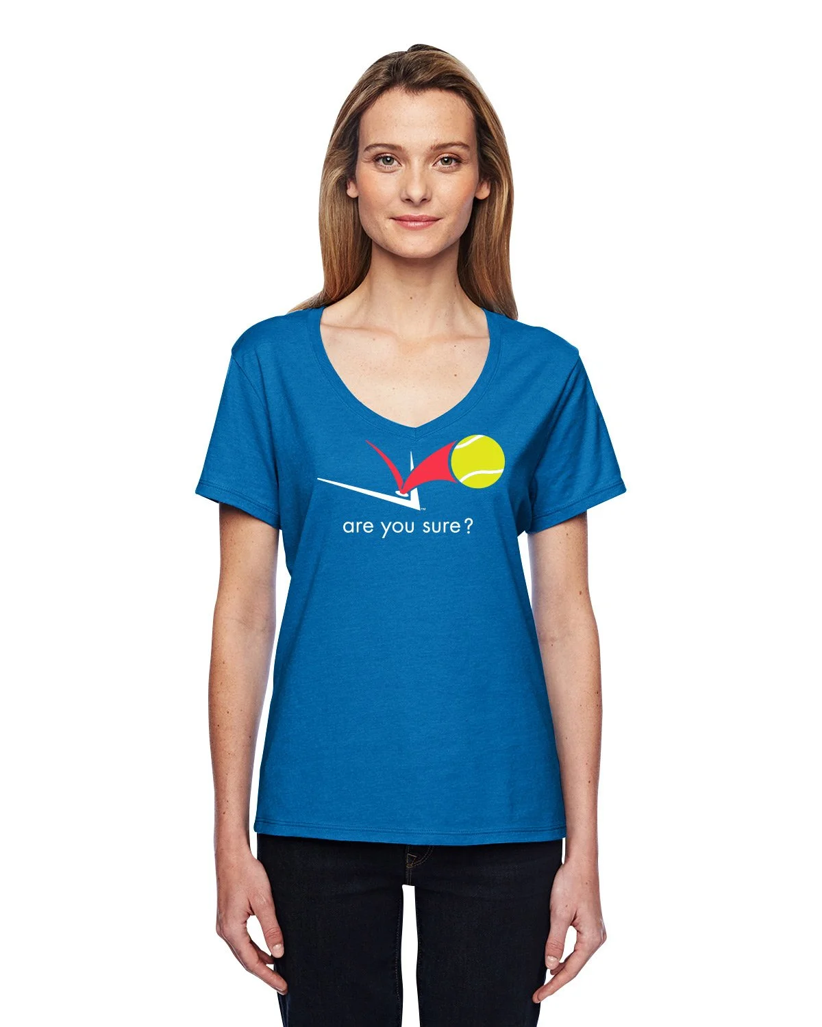 Women’s Tennis Performance Neon V-Neck