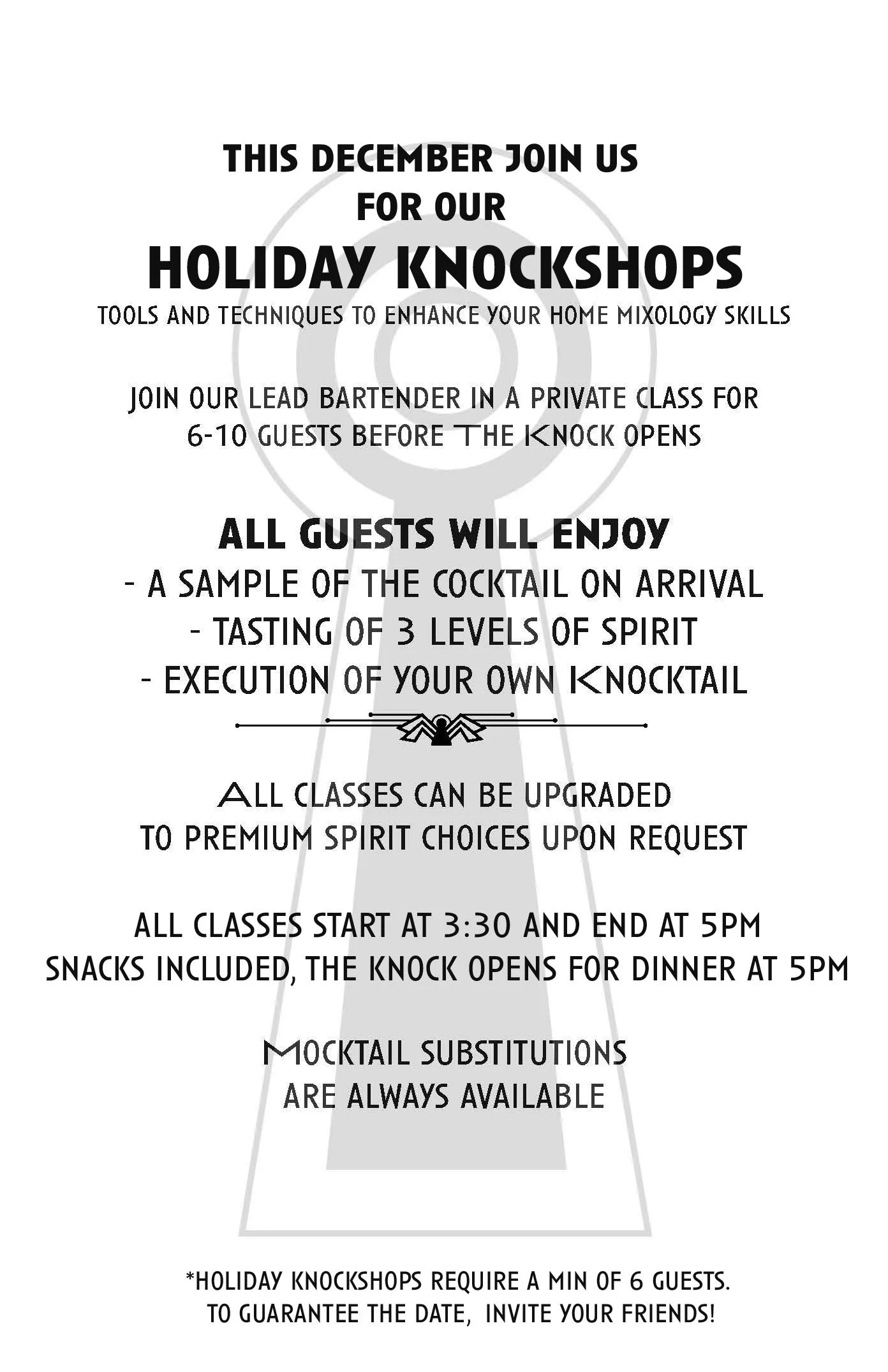 Holiday Knockshops