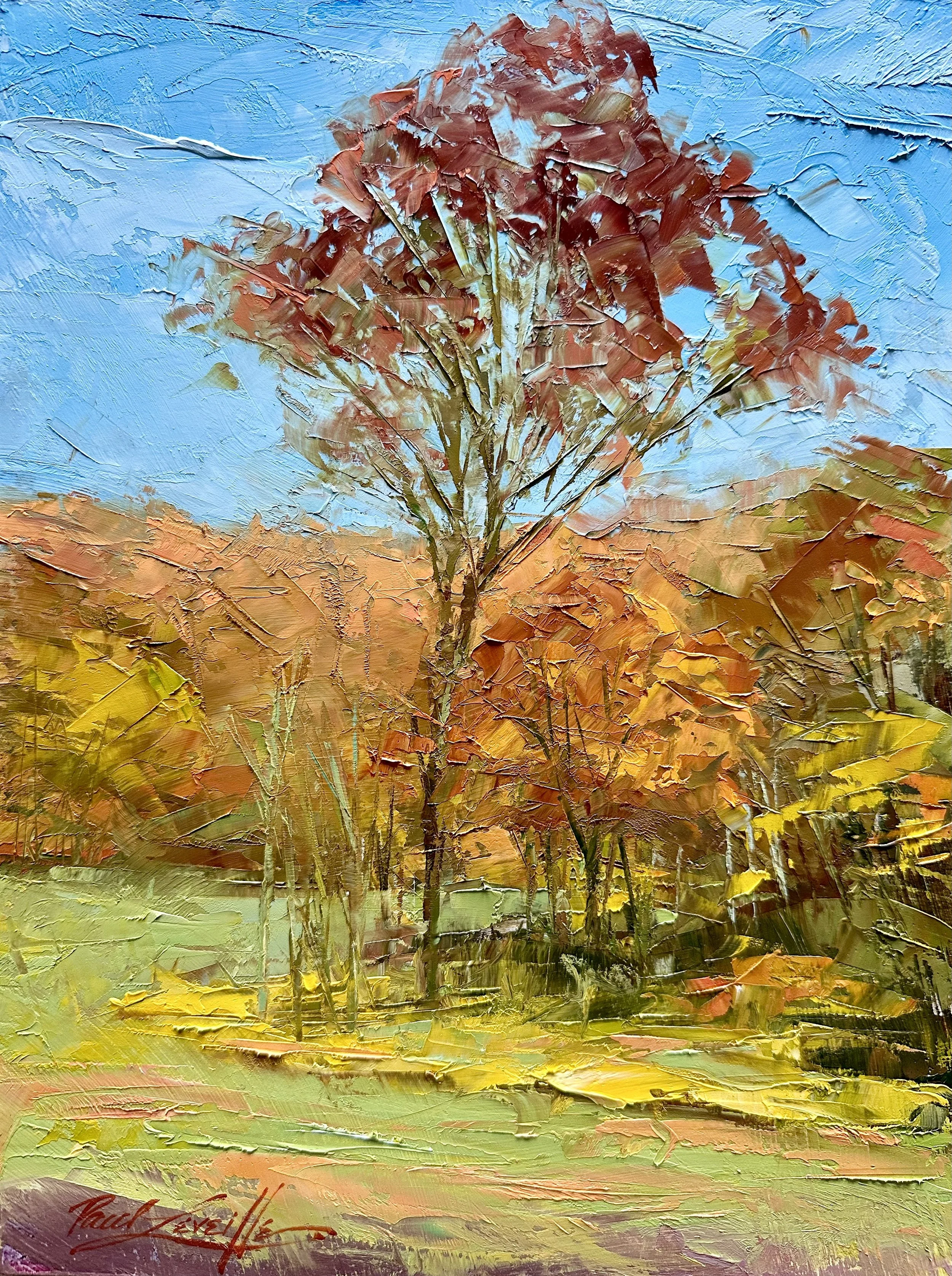 DOGLEG, Oil, 9x12