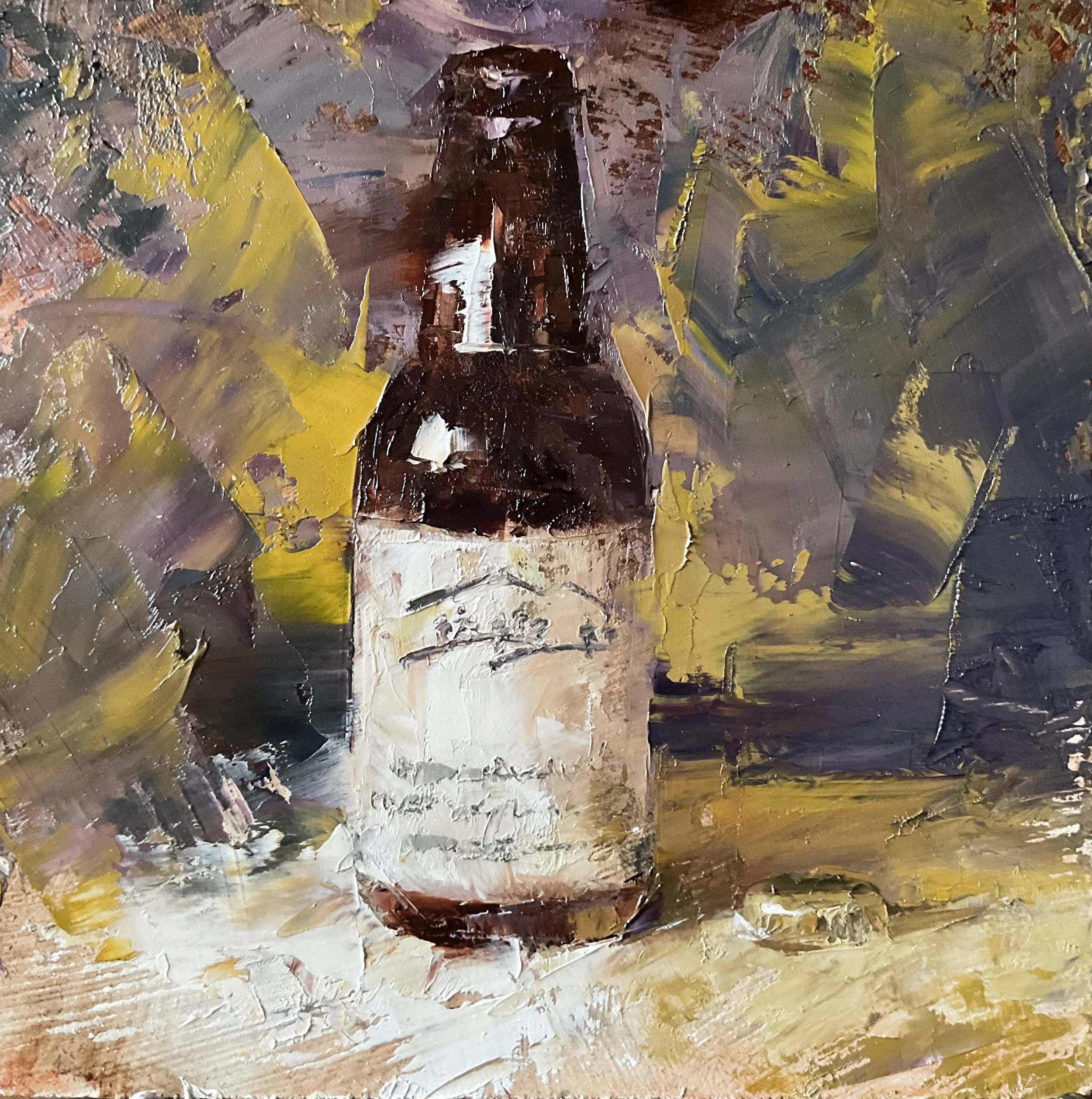 WINTER ALE, Oil, 6x6