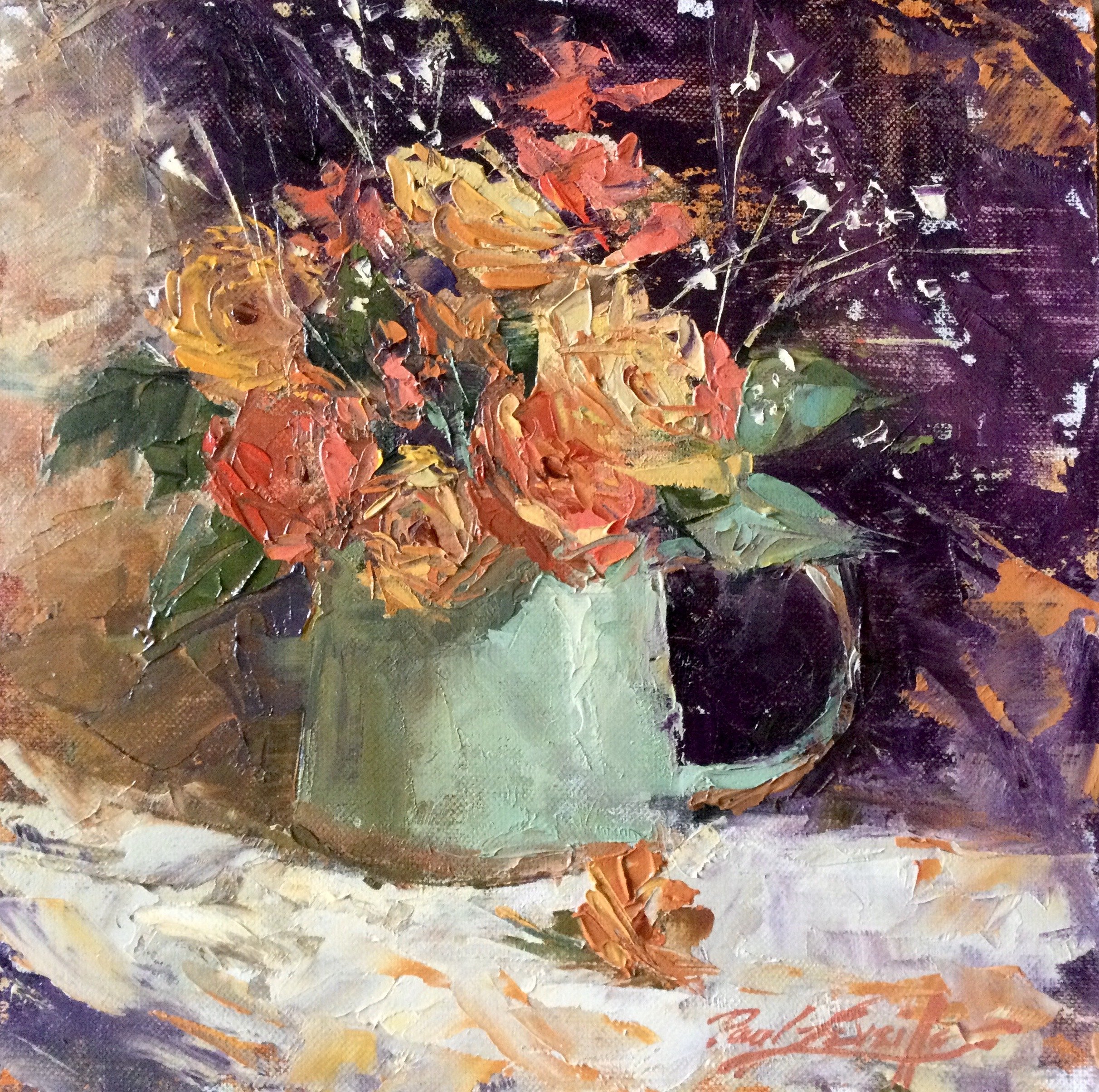 MUG FULL OF SUNSHINE, Oil, 8x8