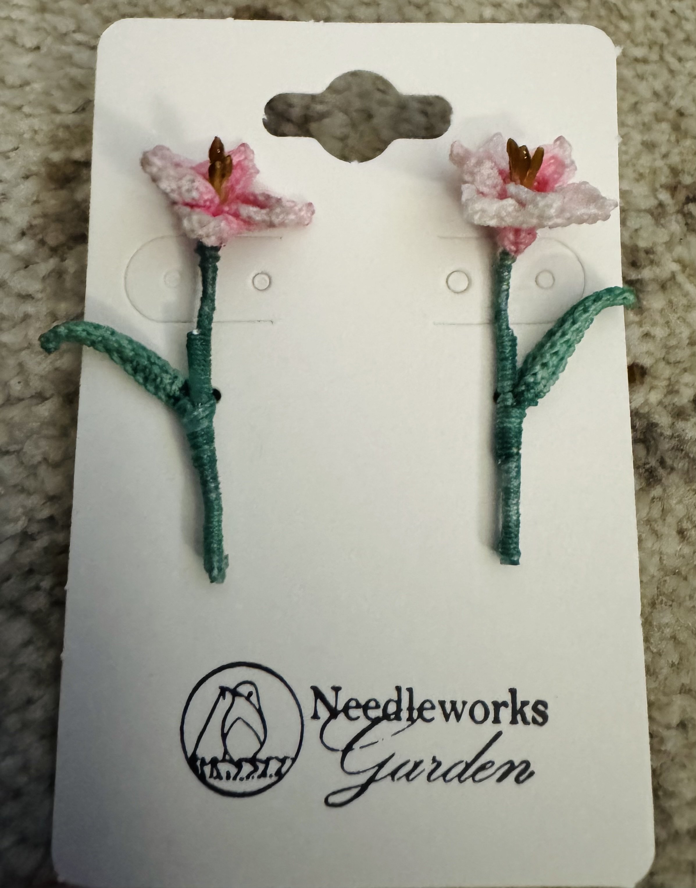 Lily Stem Earrings