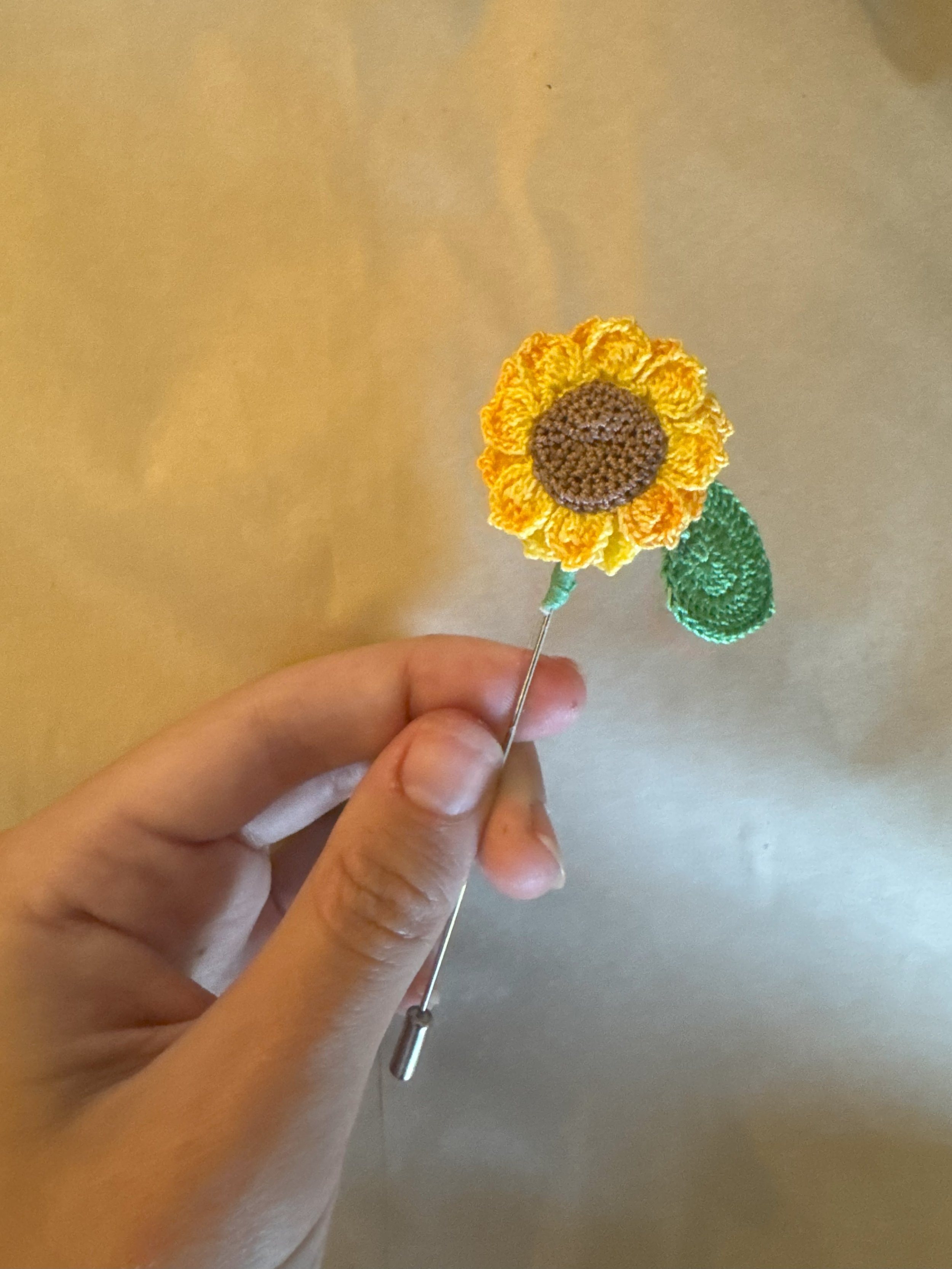 Sunflower Lapel Pin