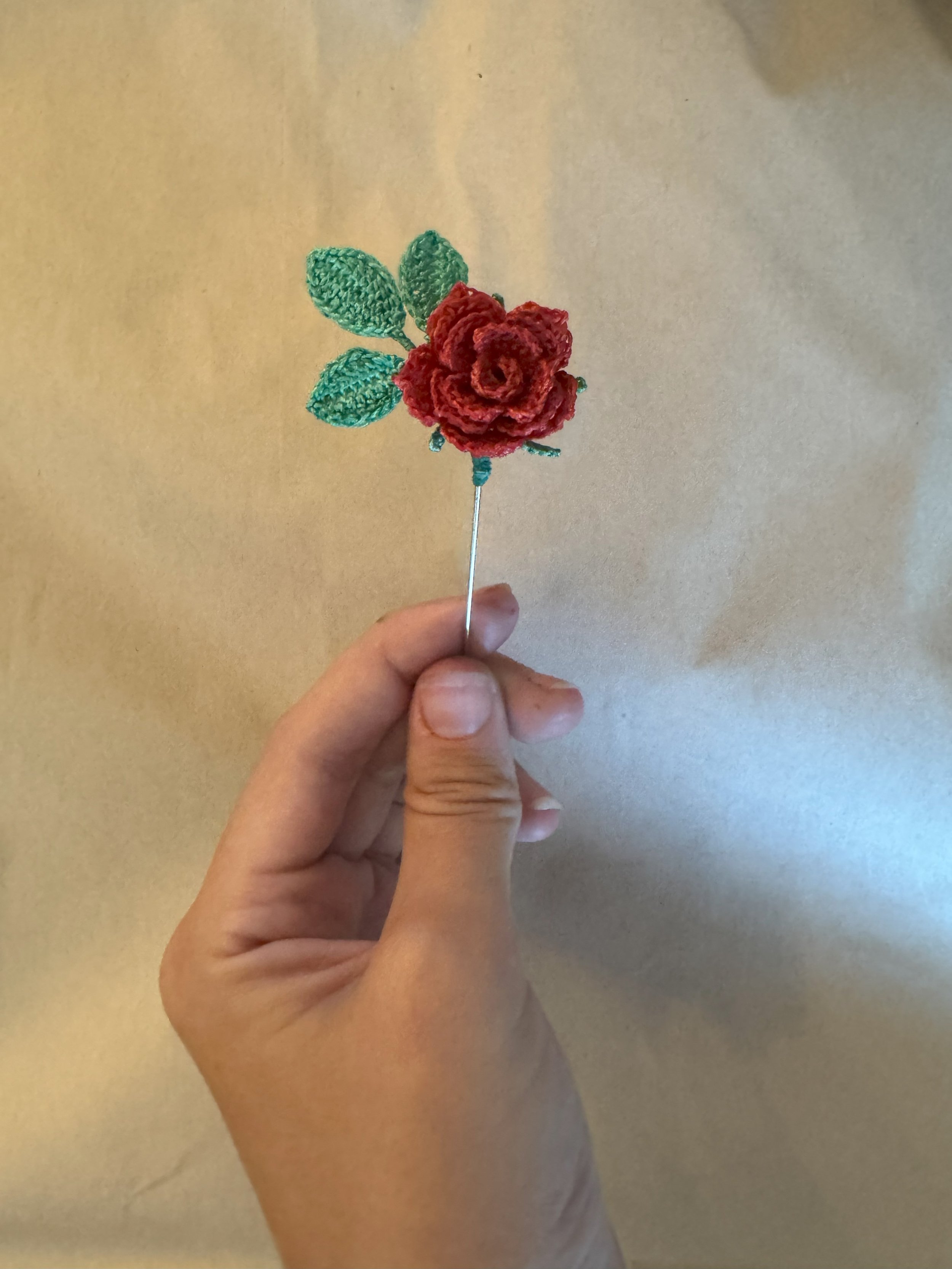Full Bloom Rose Lapel Pin