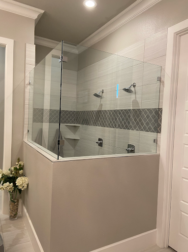 Post-construction cleaning in a bathroom cleaning in Keller, Texas