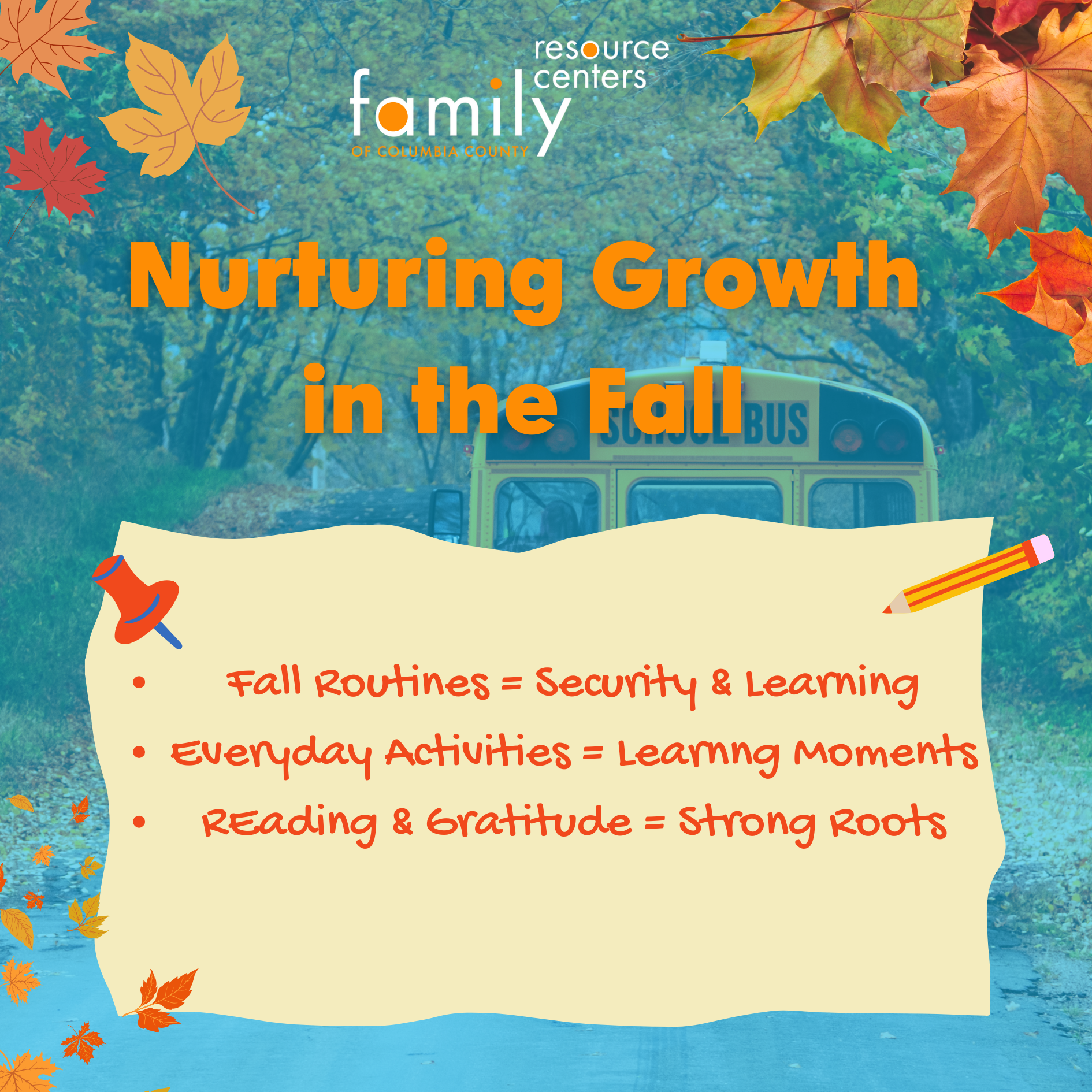Nurturing Growth in the Fall: How Seasonal Routines Support Early Learning