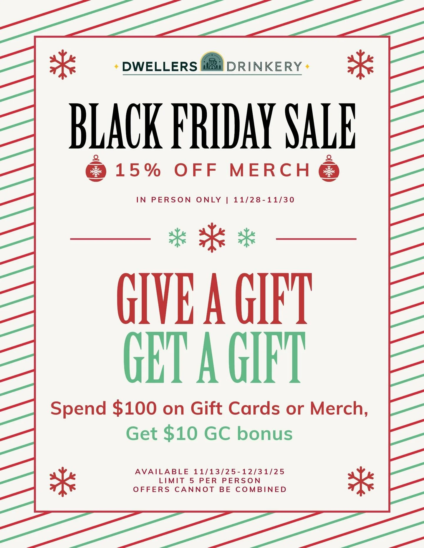 We have a sale going! Supporting small business means so much during the holiday season. We are endlessly grateful to everyone in this community.