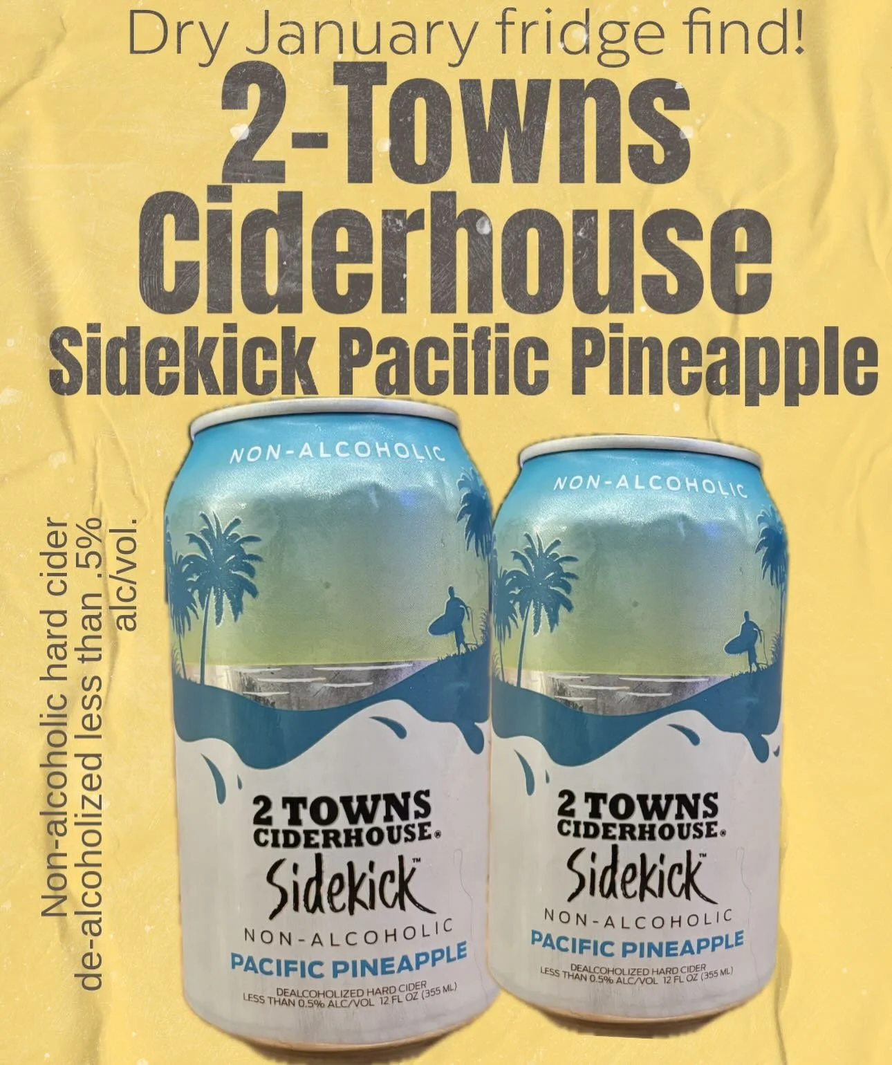 I am real close to caving and having a beer. Thank goodness for yummy options like @2townscider