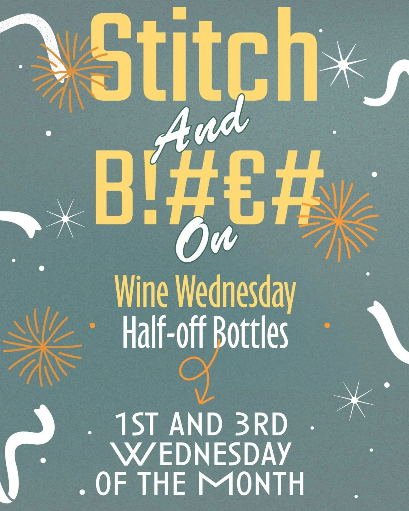 It&rsquo;s third Wednesday of April! Come hang out with us and bring a project!