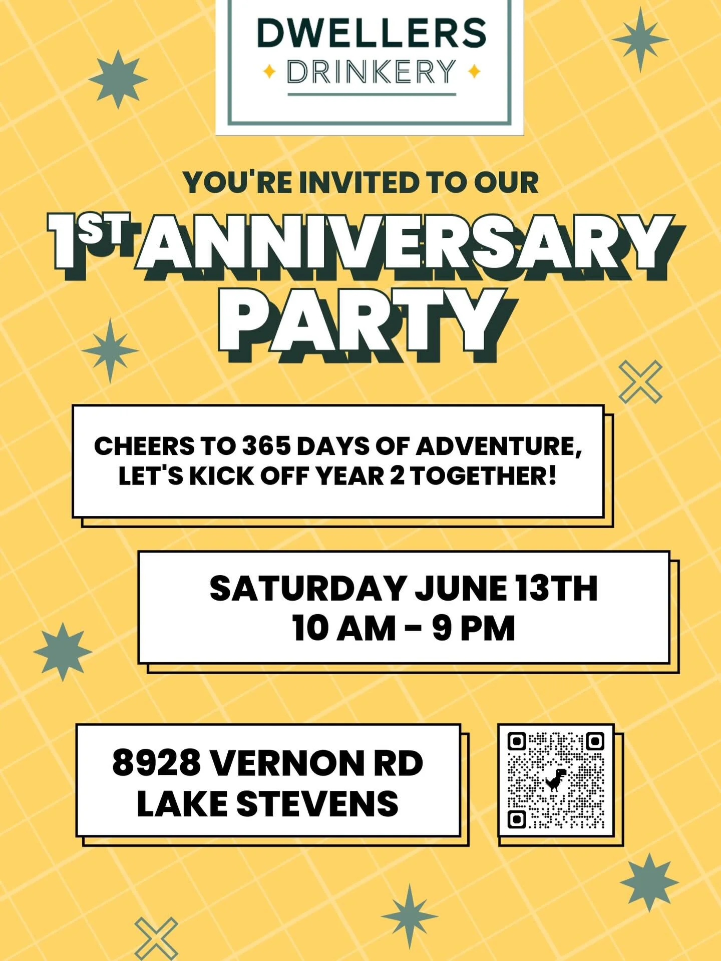 Wow. I ran to the remove post button so fast I didn&rsquo;t see who commented the edit! So wherever you are, thank you!

OFFICIALLY posting our save the date for our 1ST ANNIVERSARY PARTY! Details for Saturday June 13th coming soon ❤️