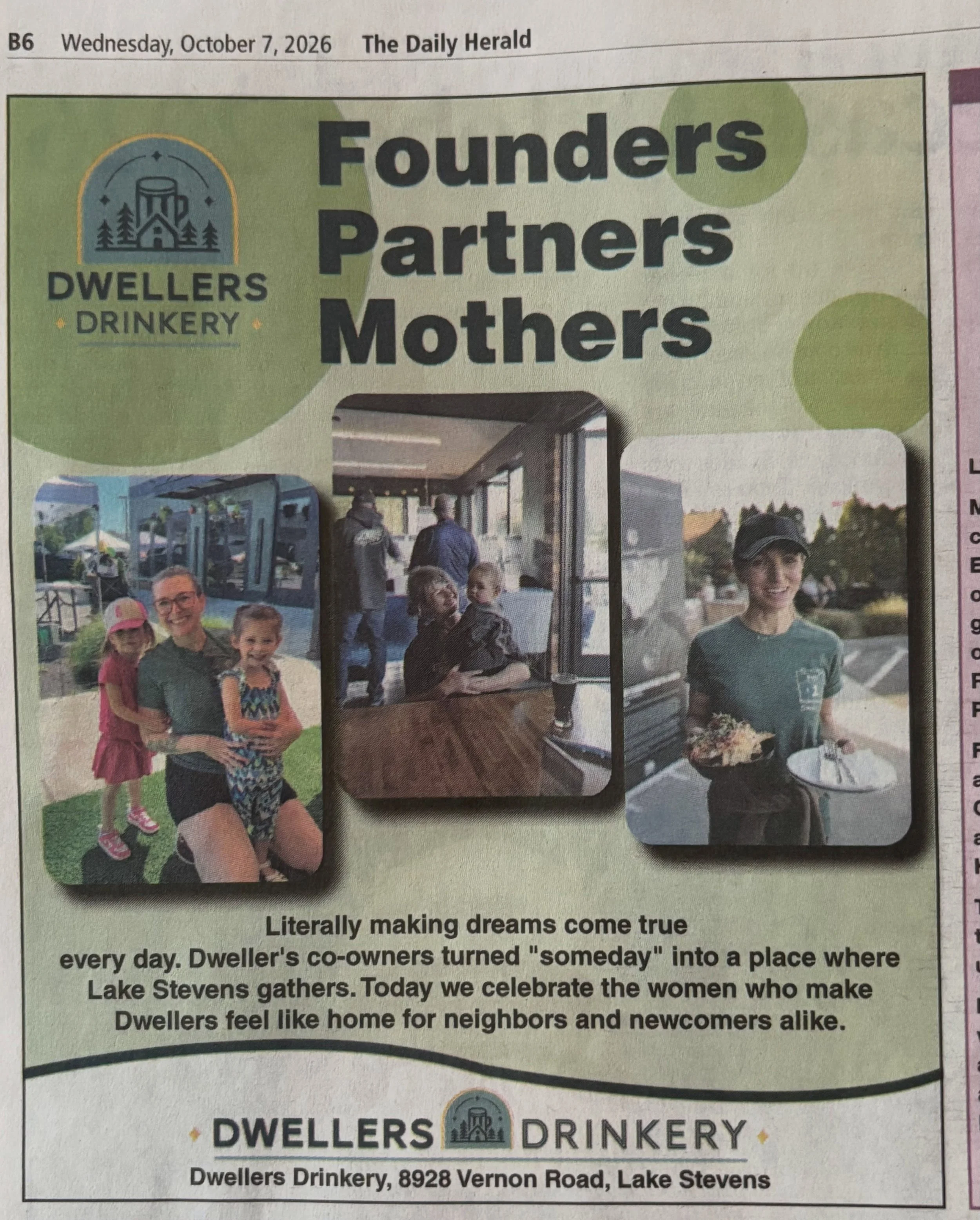 Oh mama, look we made it! Thank you to @everettherald for the wonderful feature and focus on women in business ⭐️⭐️⭐️⭐️⭐️