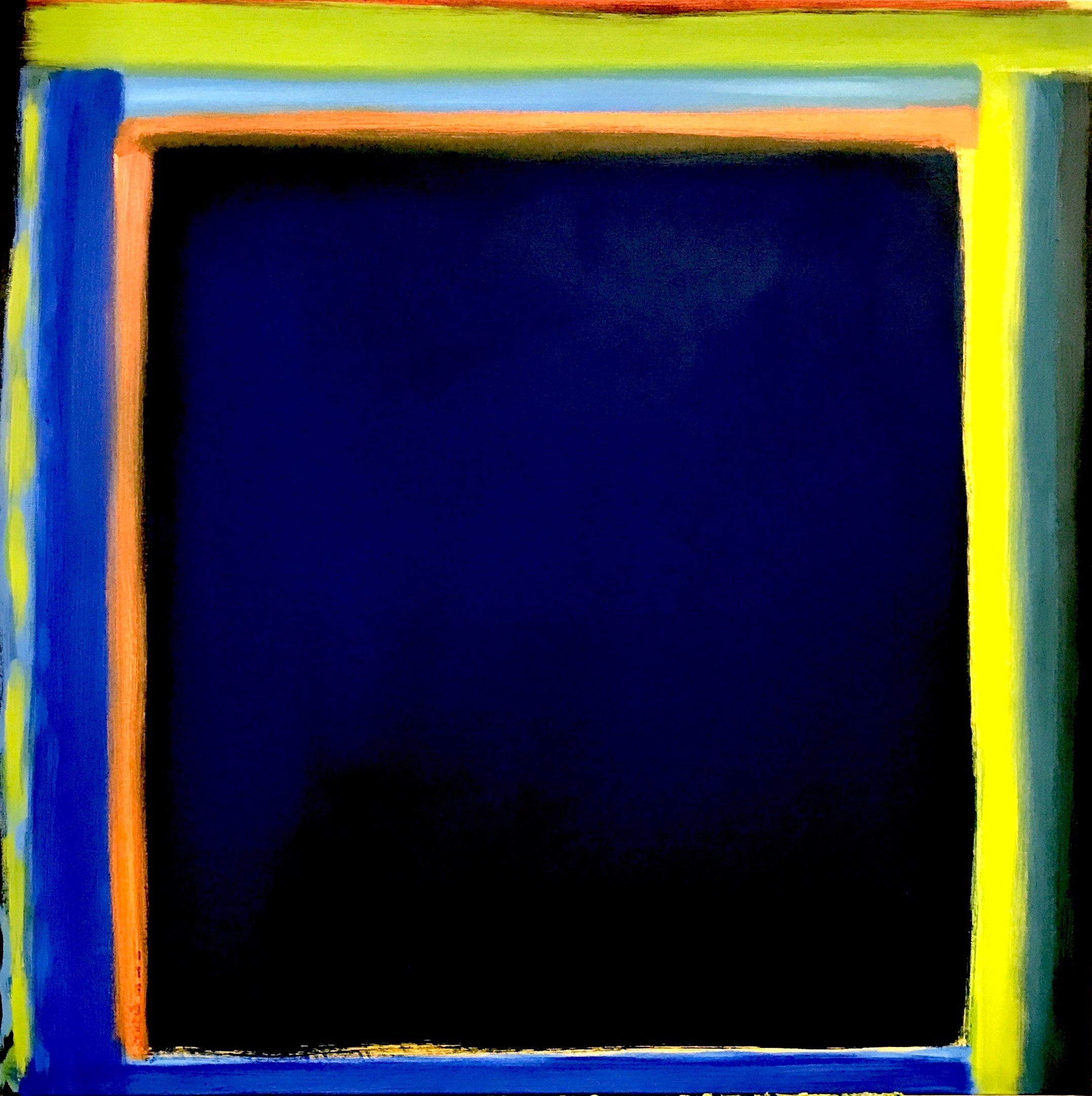 Free Ride, 100 x 100cm, Oil on cotton canvas, 2023. 