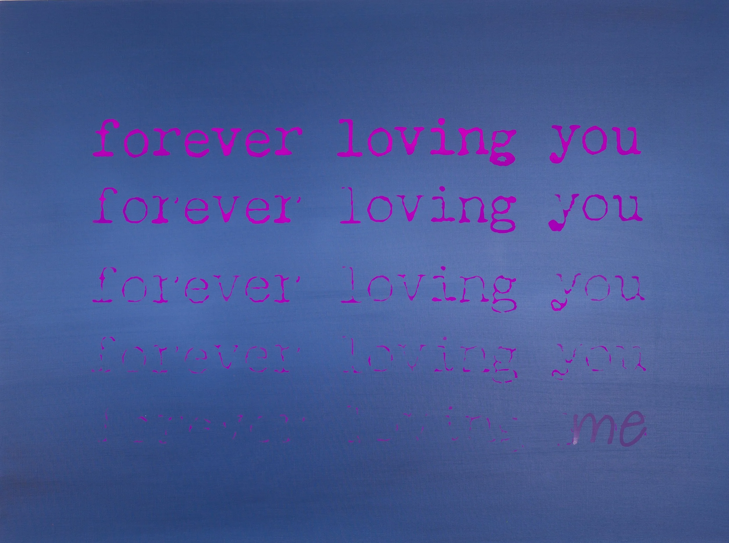 Forever loving... me