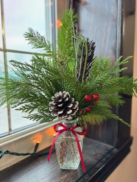 Evergreen Mini Vase-Sunset Palliative Care Fundraiser