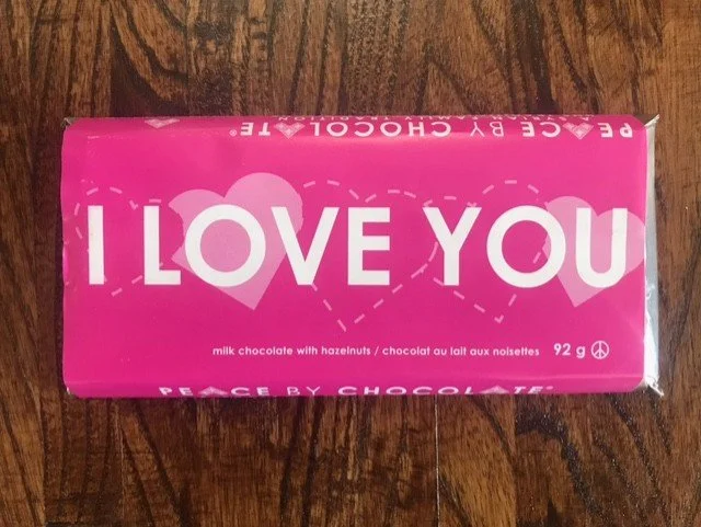 I Love You Chocolate Bar