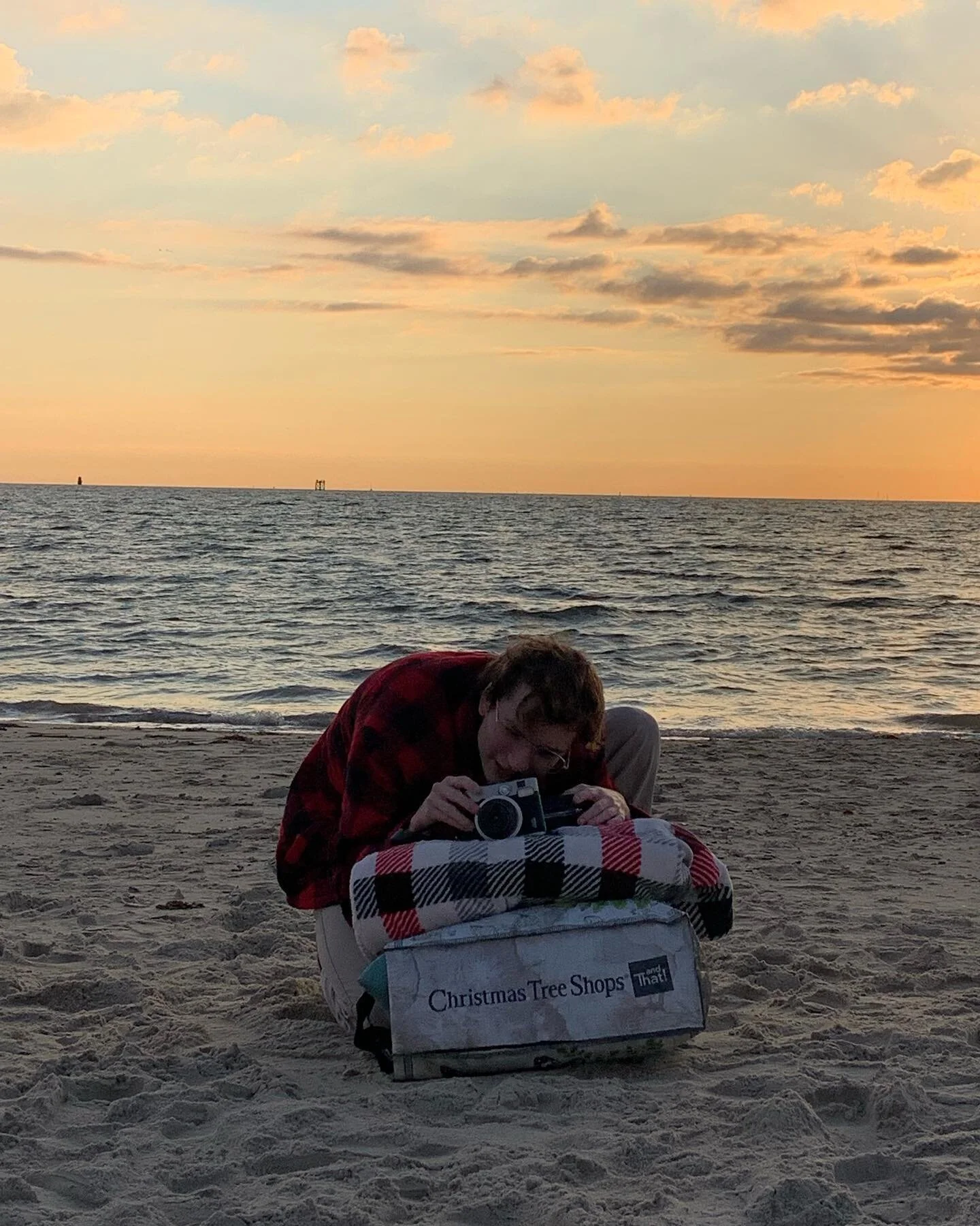 Wake up at 4 AM, drive to beach, watch sunrise, drive home, vote, get flat tire, cry, lit, crazy, movie.