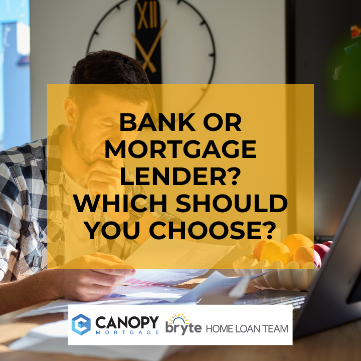 What’s the Difference Between a Bank and a Mortgage Lender?