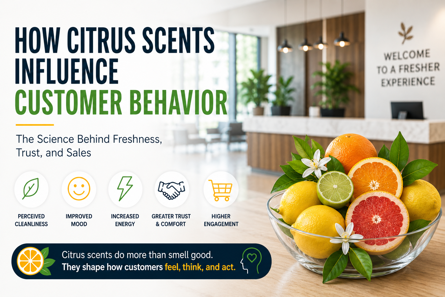 How Citrus Scents Influence Customer Behavior