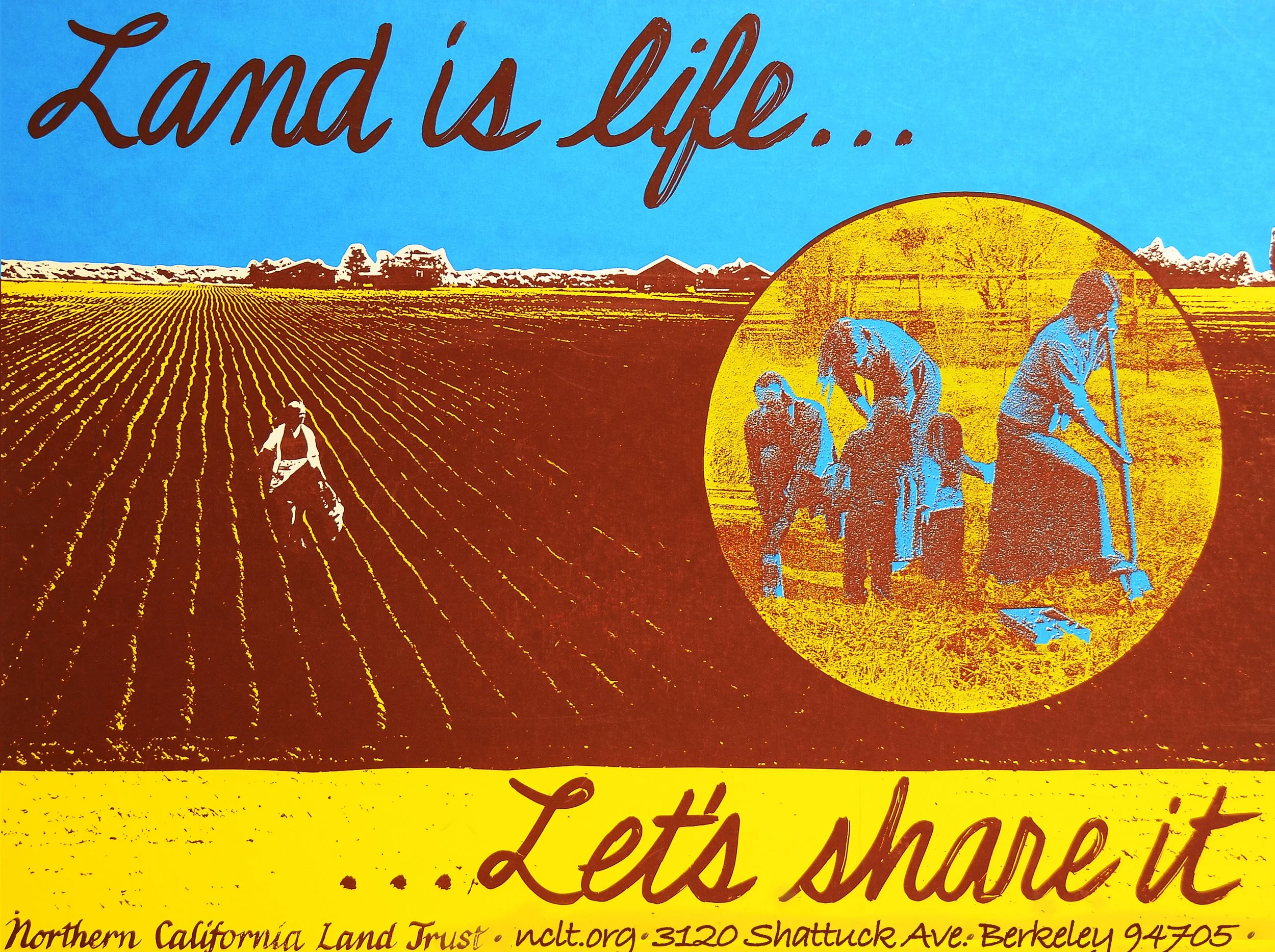 NCLT Land is Life Poster circa mid-70s-reproduction.jpg