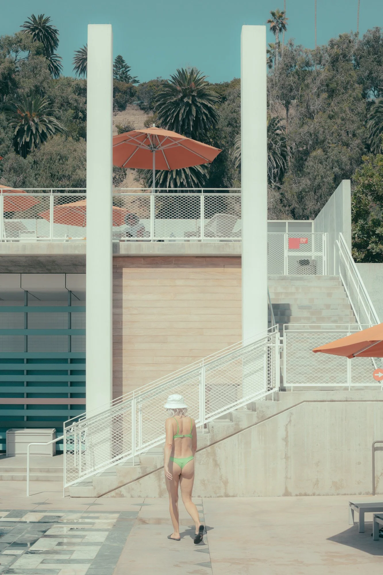 Woman, Annenberg Community Beach House, Santa Monica, California, 2022.jpg