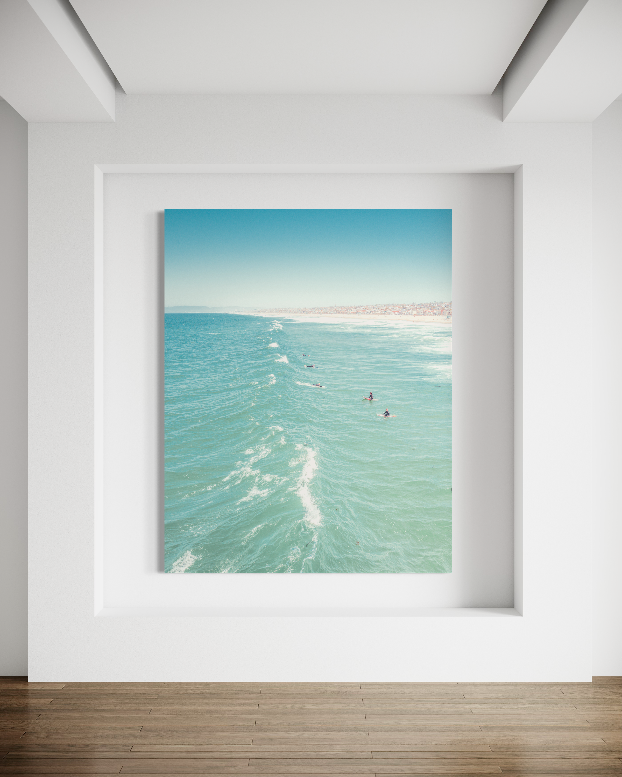 Surfer Waiting Acrylic + White Frame.jpeg