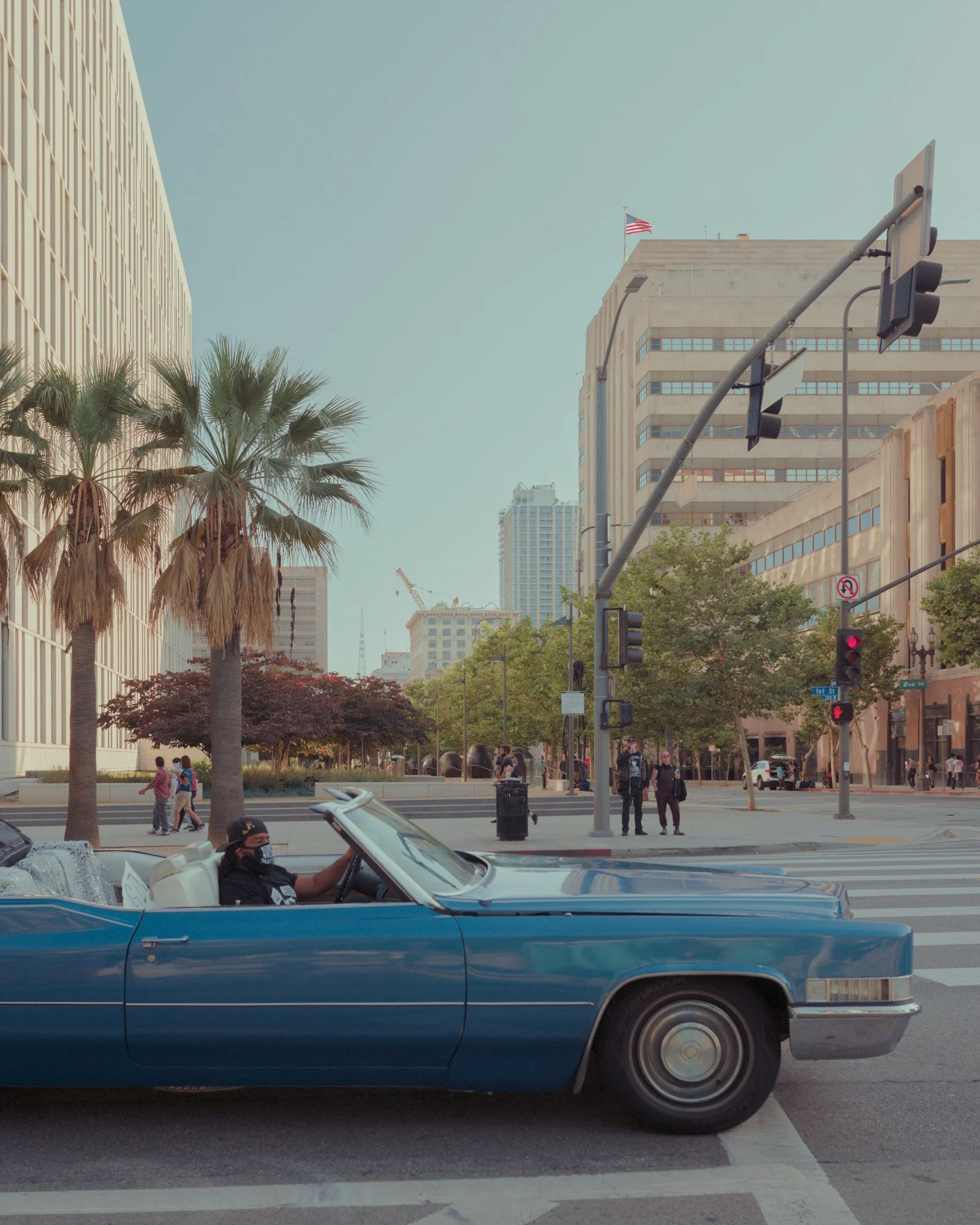 Driving Dowtown, DTLA, California, 2020.jpg