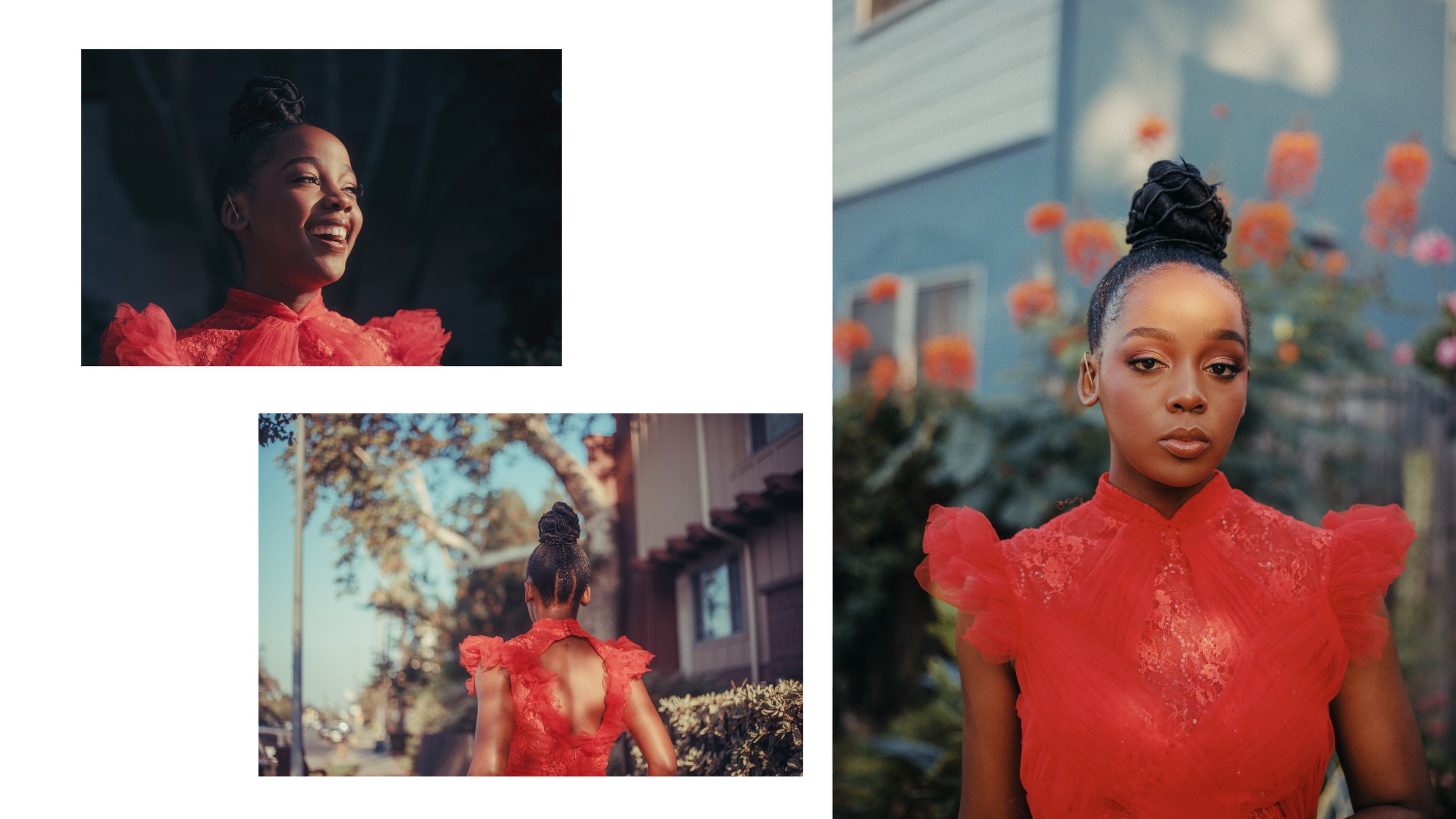 Thuso Mbedu in Burbank