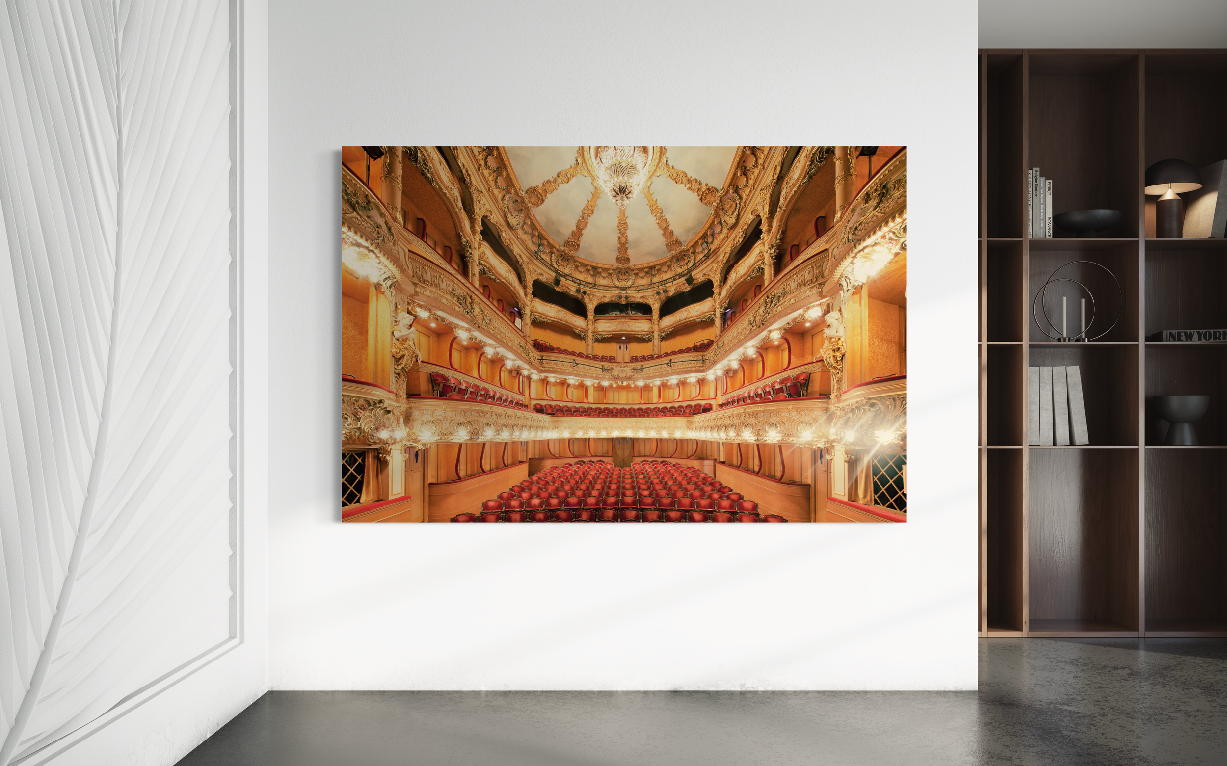Theatre Louis Jouvet.  Paris, Franck Bohbot, Fine Art Print Framed.jpeg