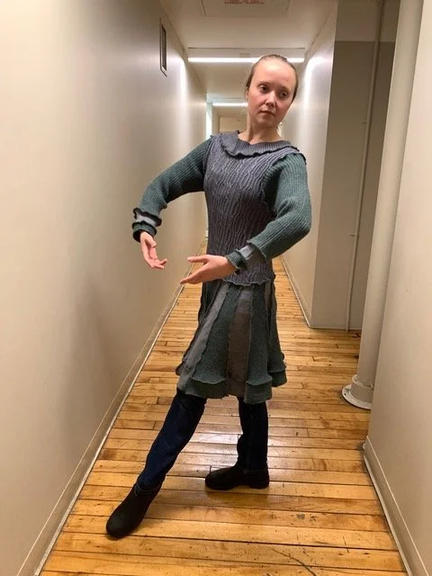 Green & Grey Long Dress_Front.jpeg