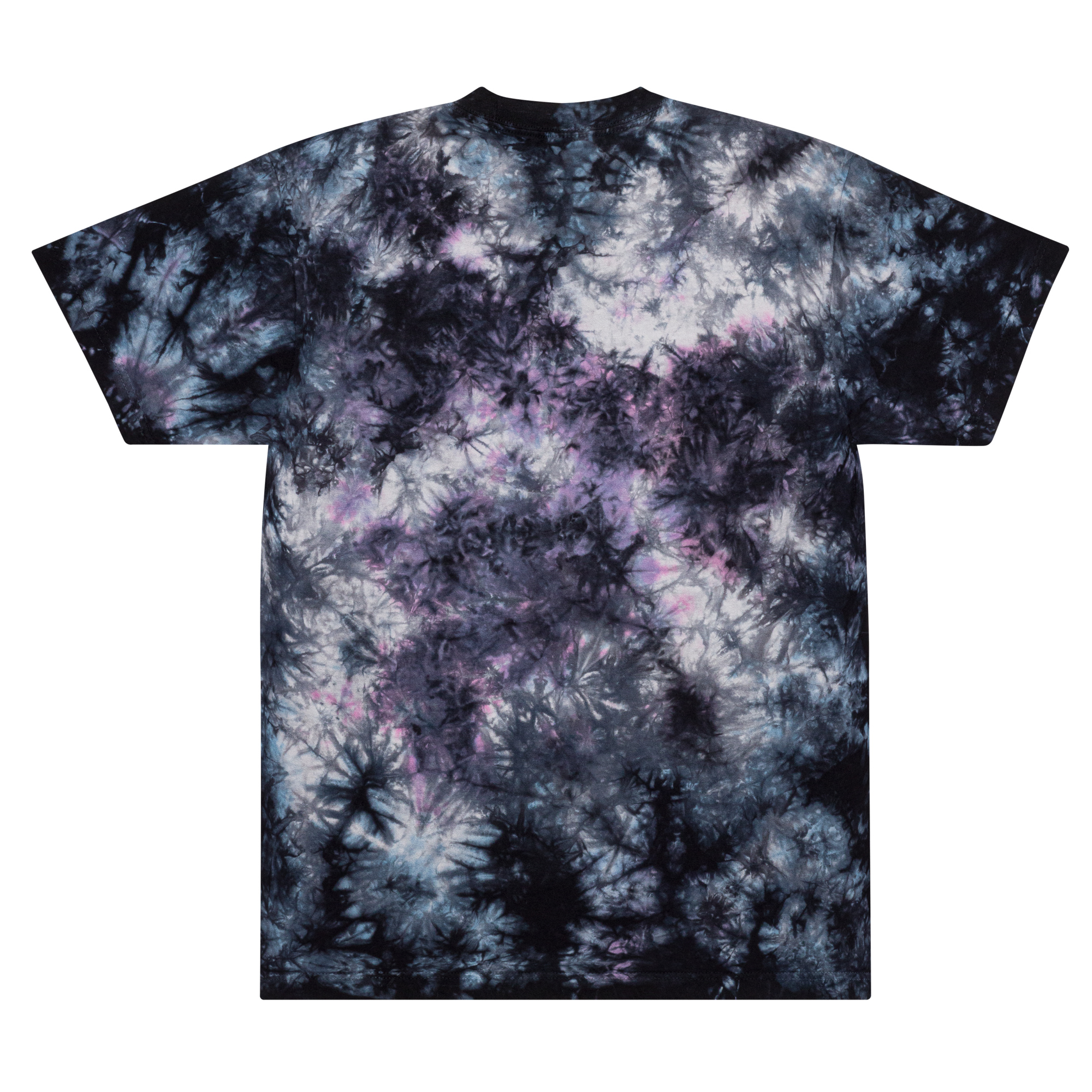 Embroidered Oversized Tie-Dye Shirt