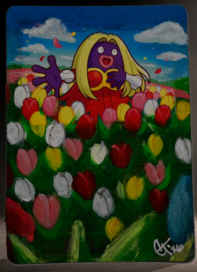 1/1 cards - Jynx in Bloom hand-painted card