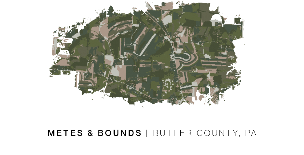 This is the most universal of land division. Found in the Old World and the Eastern United States, the plot division was rooted in local landmarks and pathways. Rocks, walls, creeks, and trees were used to ‘bound’ together ones plot of land. The a